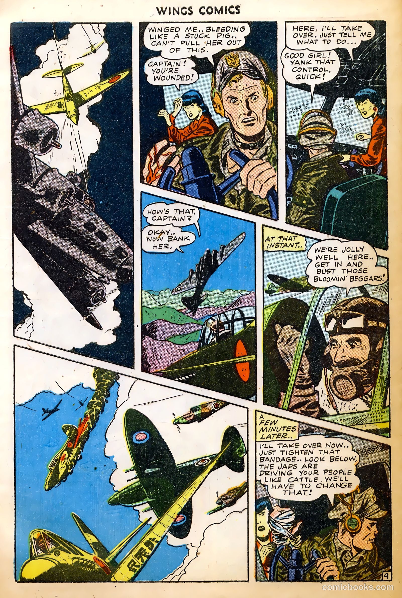 Wings Comics #52 (1944) — page 11 of 52