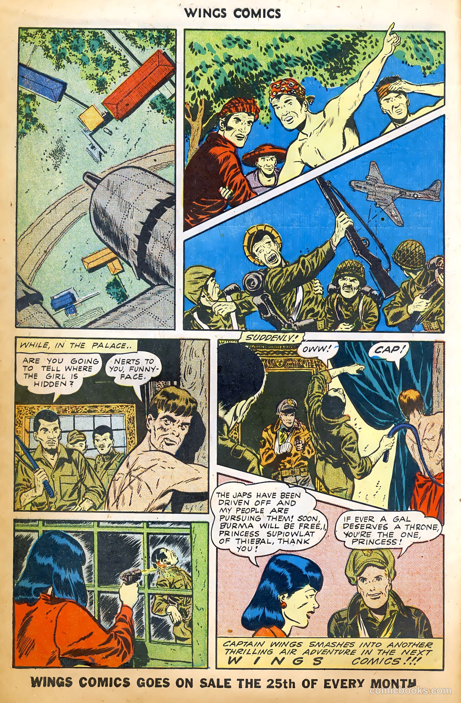 Wings Comics #52 (1944) — page 12 of 52