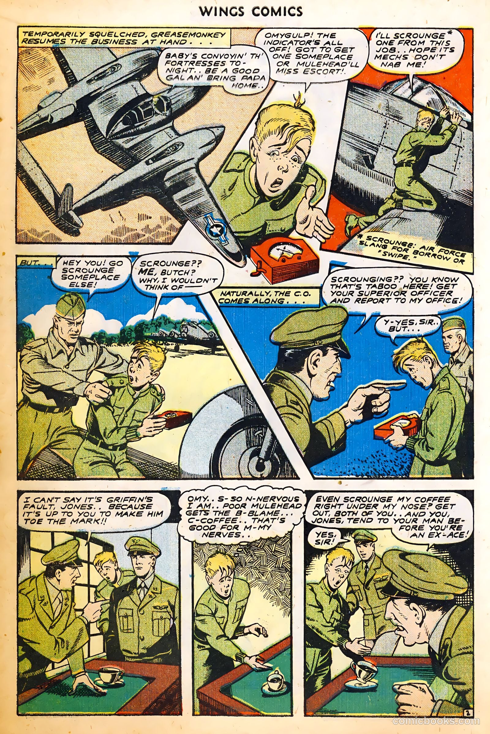 Wings Comics #52 (1944) — page 14 of 52
