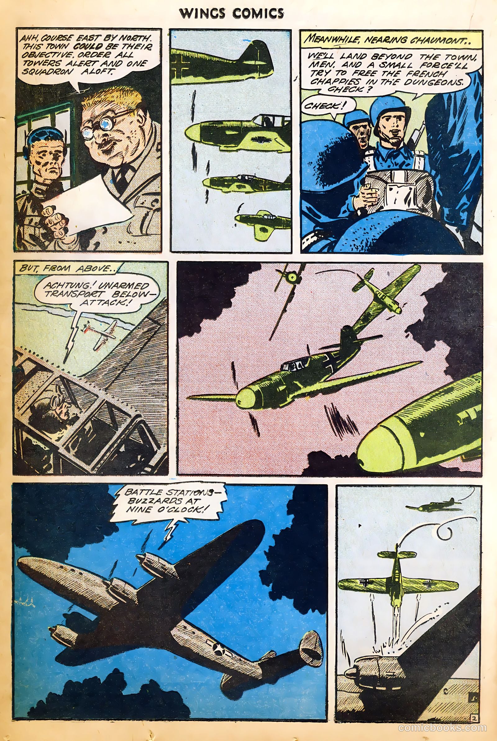 Wings Comics #52 (1944) — page 22 of 52