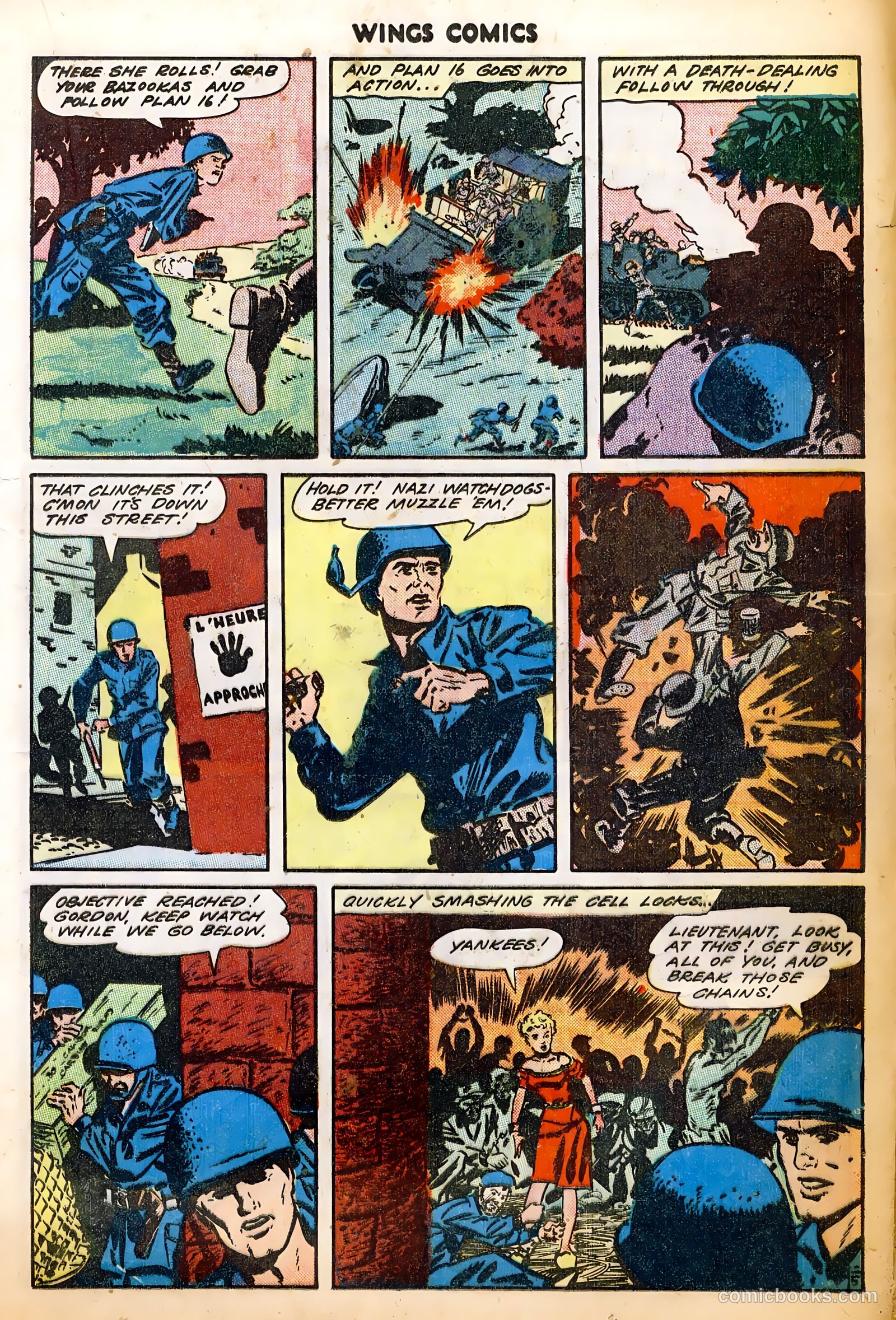 Wings Comics #52 (1944) — page 25 of 52