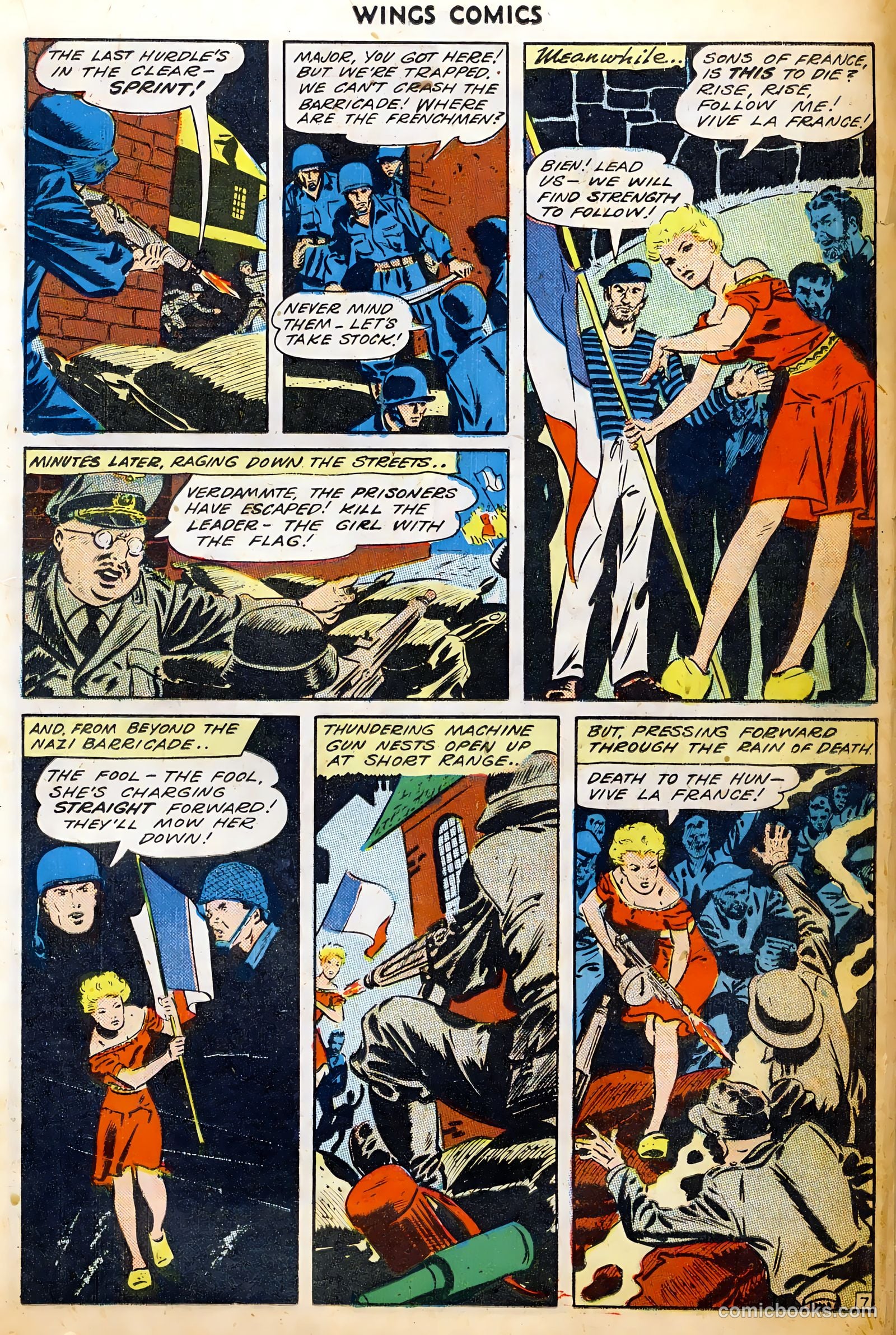 Wings Comics #52 (1944) — page 27 of 52