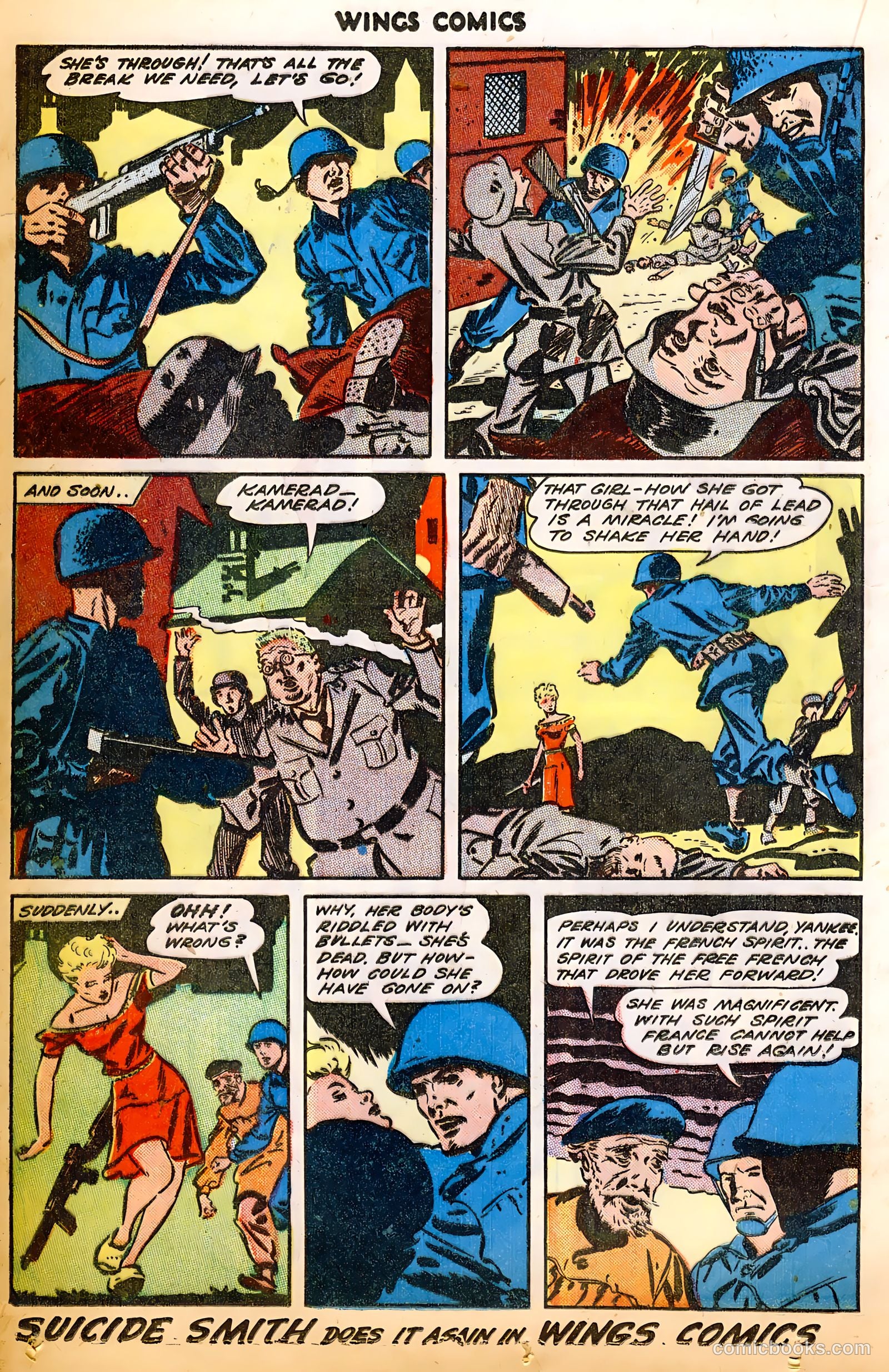 Wings Comics #52 (1944) — page 28 of 52