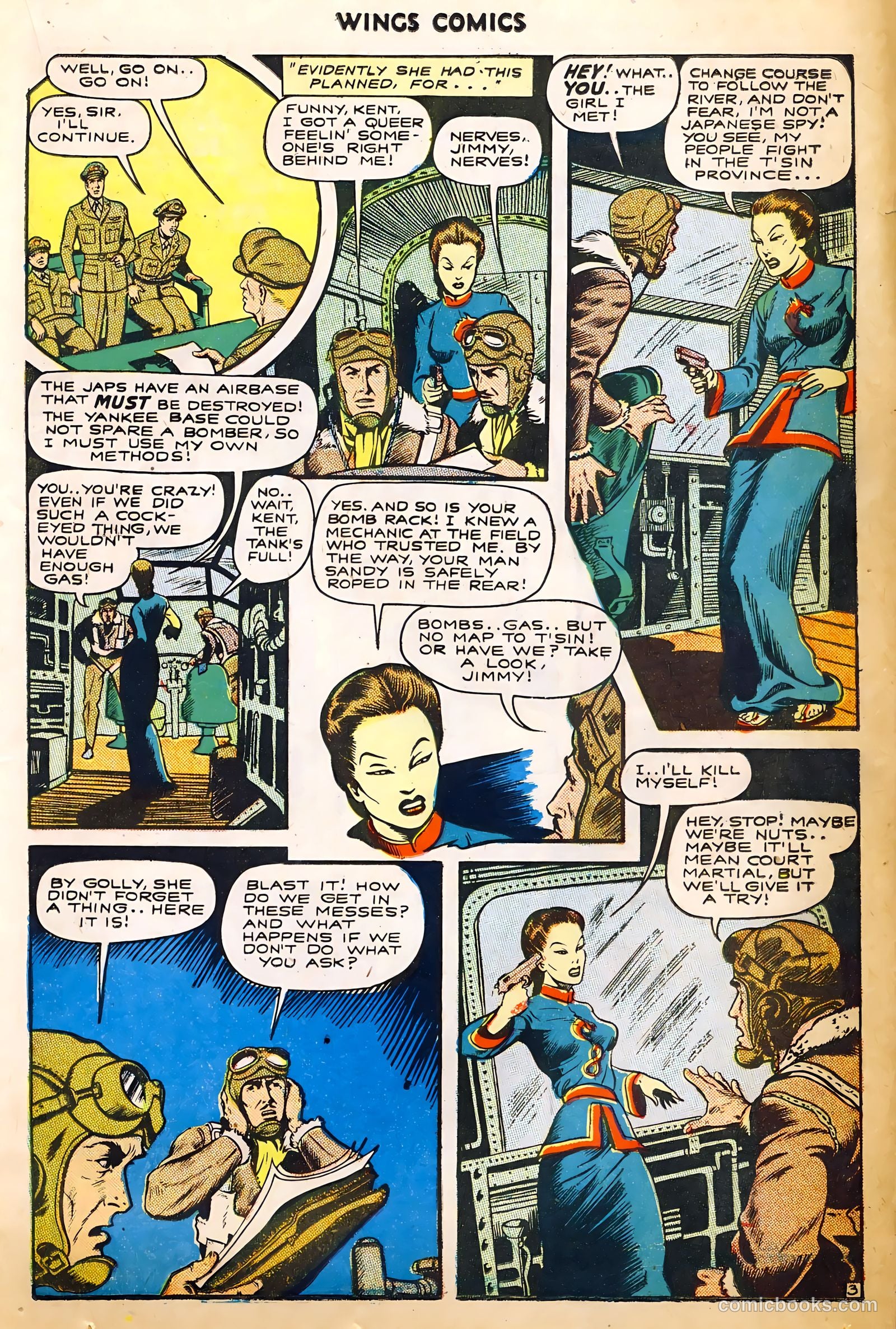 Wings Comics #52 (1944) — page 31 of 52