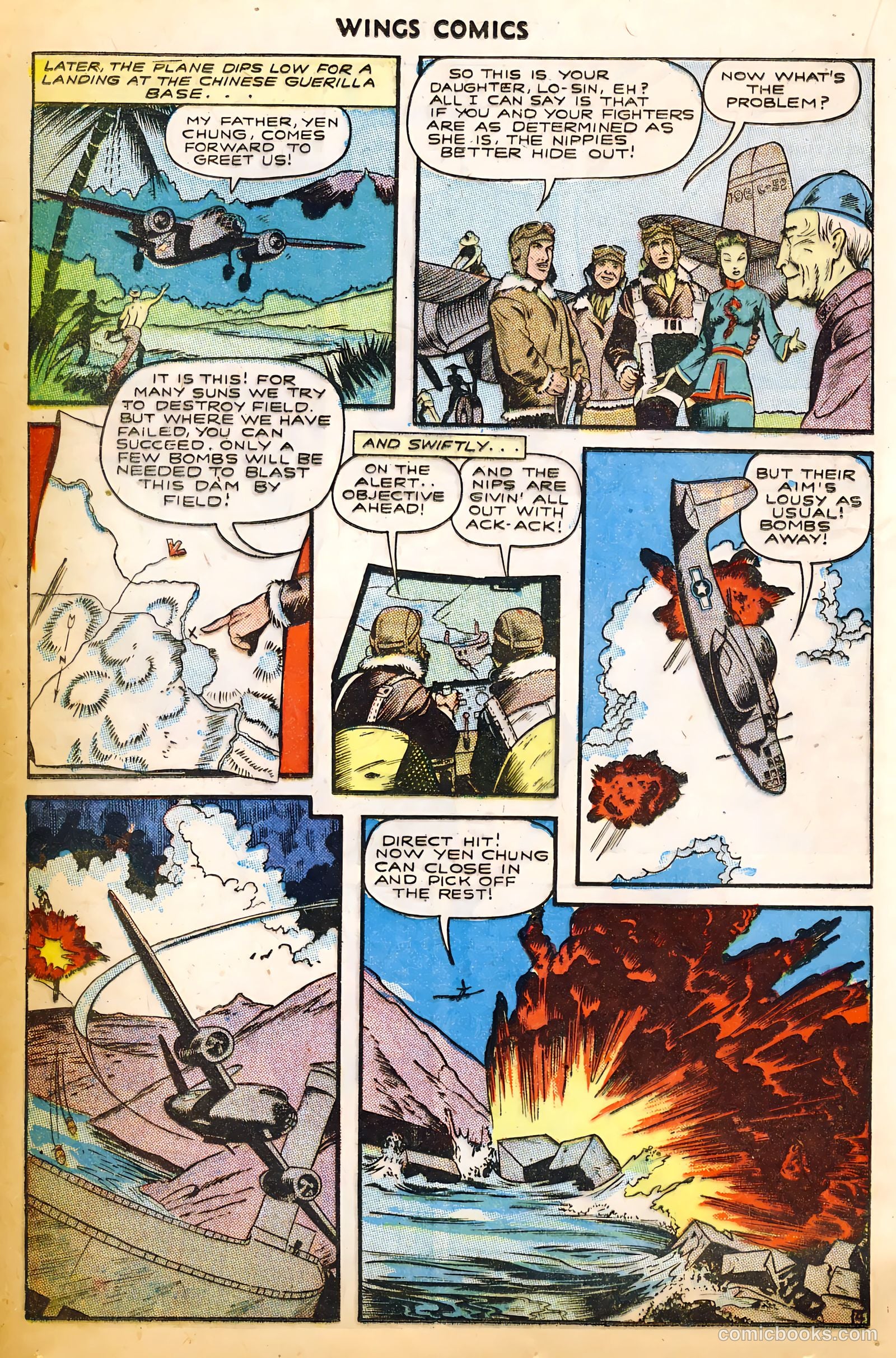 Wings Comics #52 (1944) — page 32 of 52