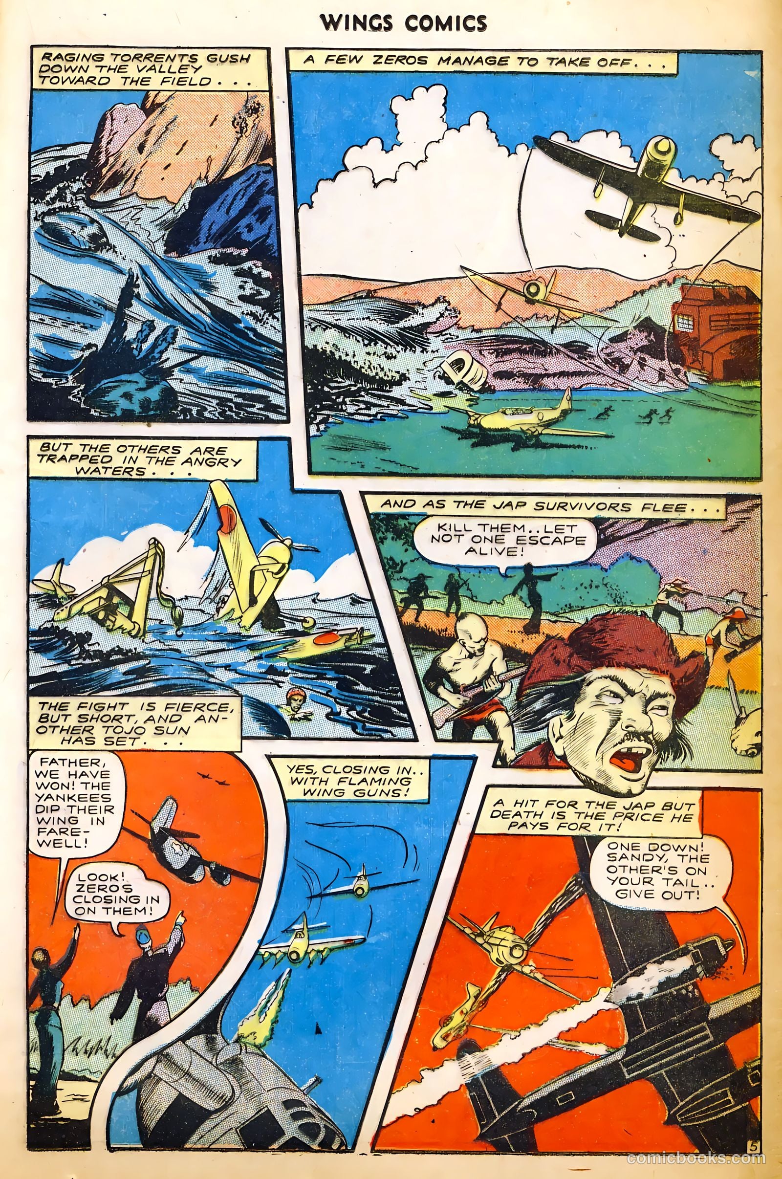 Wings Comics #52 (1944) — page 33 of 52