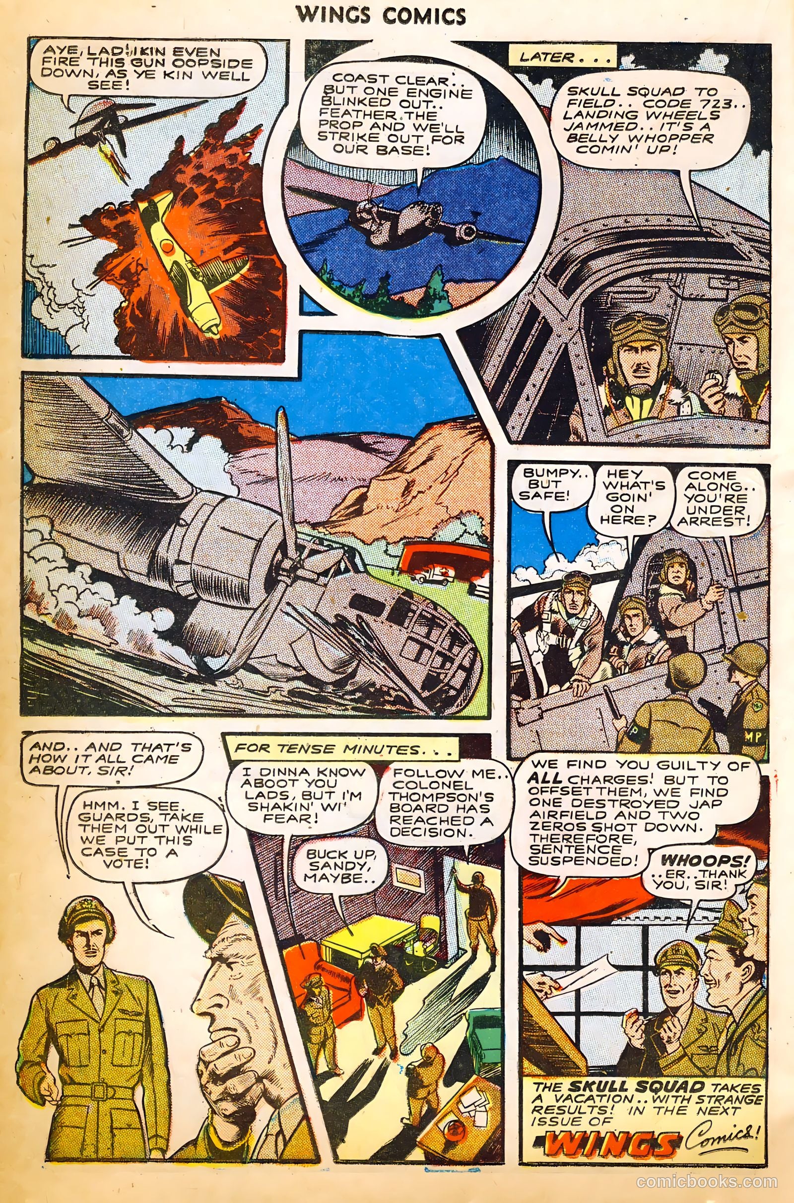 Wings Comics #52 (1944) — page 34 of 52