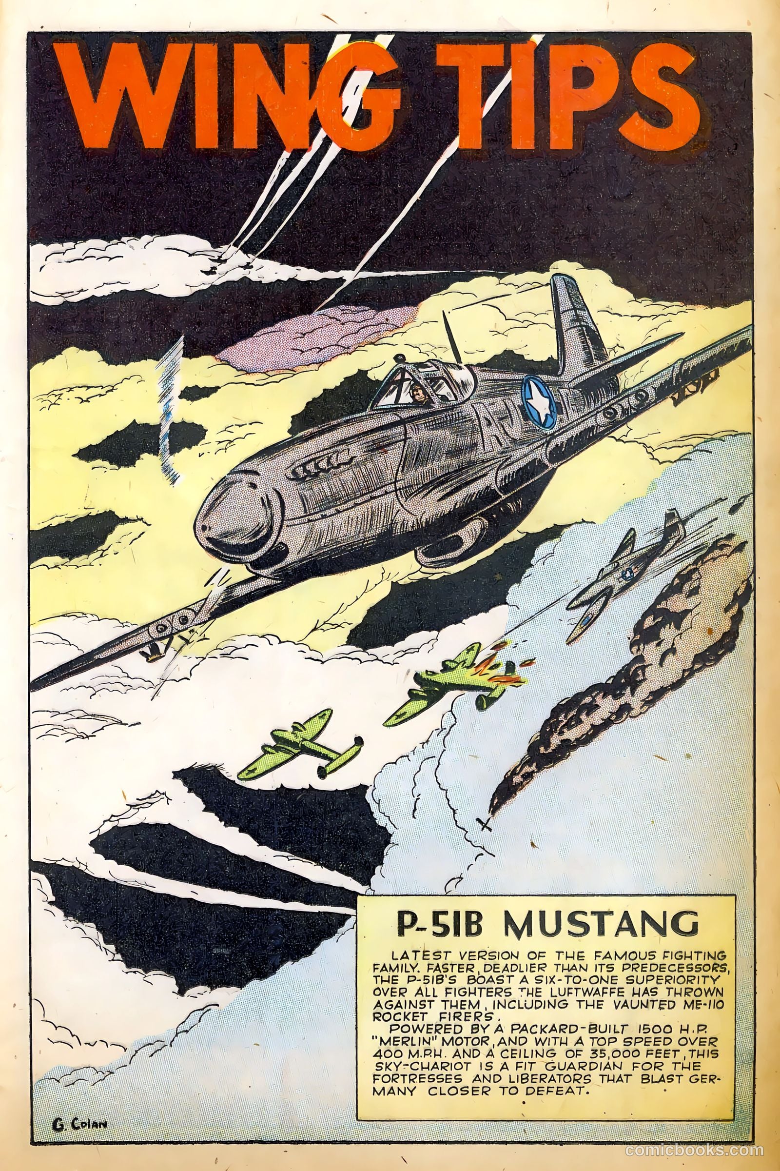 Wings Comics #52 (1944) — page 35 of 52