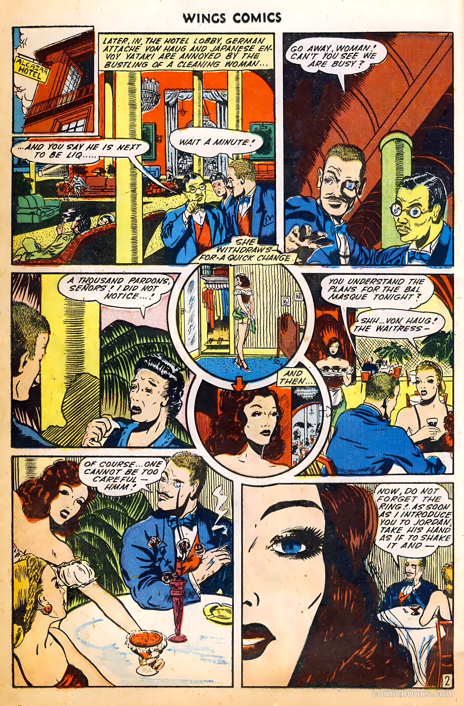 Wings Comics #52 (1944) — page 38 of 52