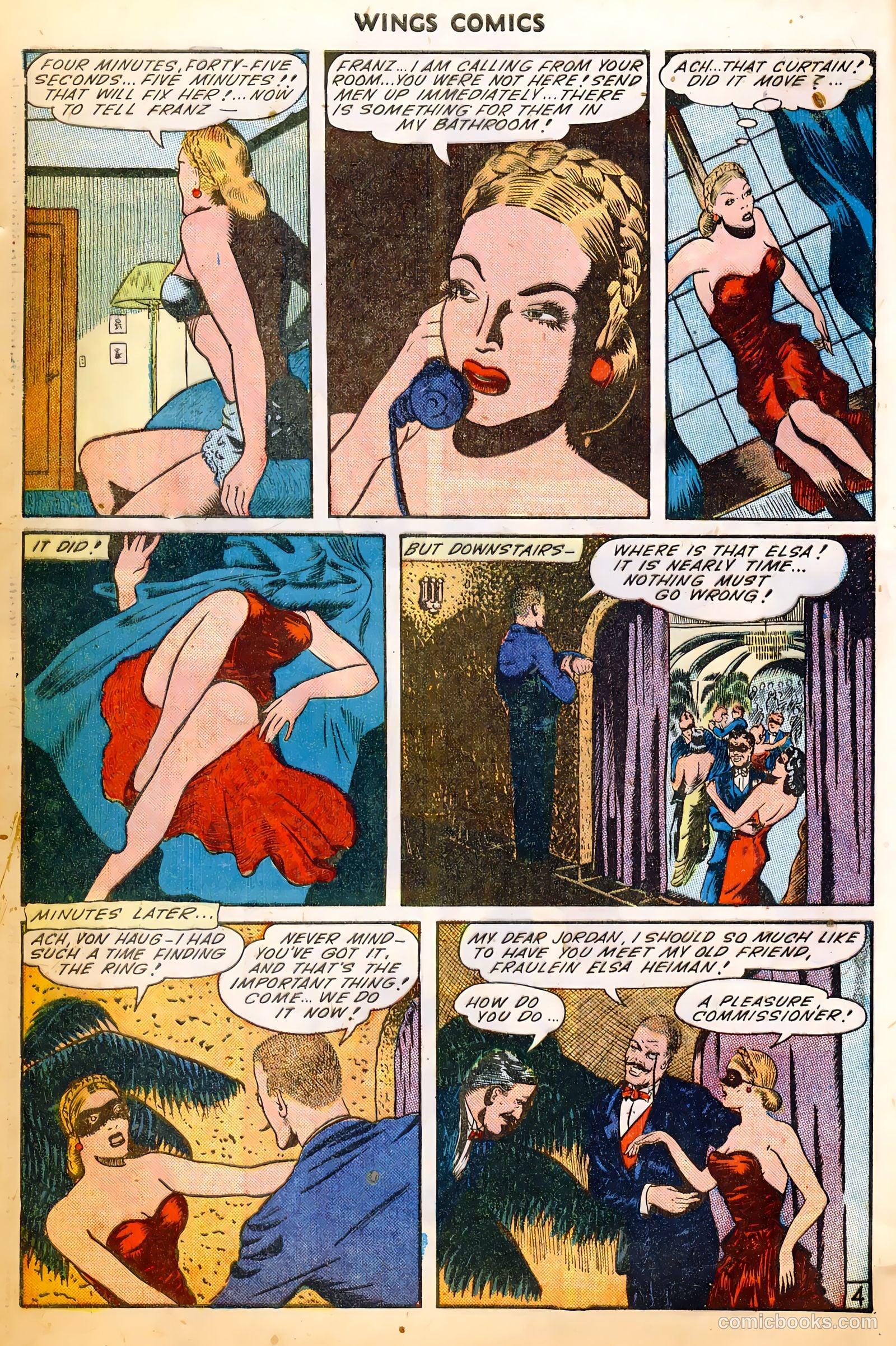 Wings Comics #52 (1944) — page 40 of 52