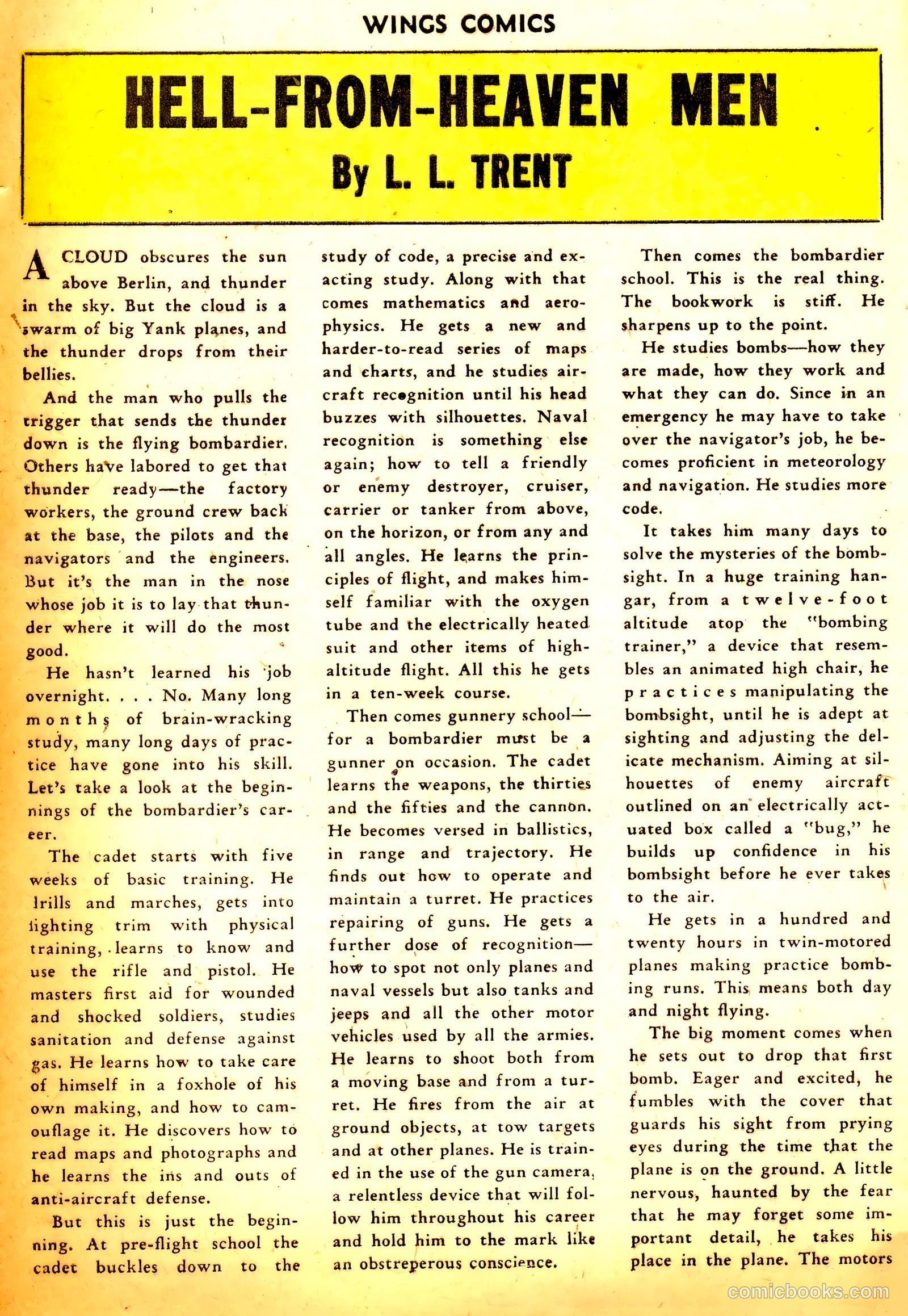 Wings Comics #52 (1944) — page 42 of 52