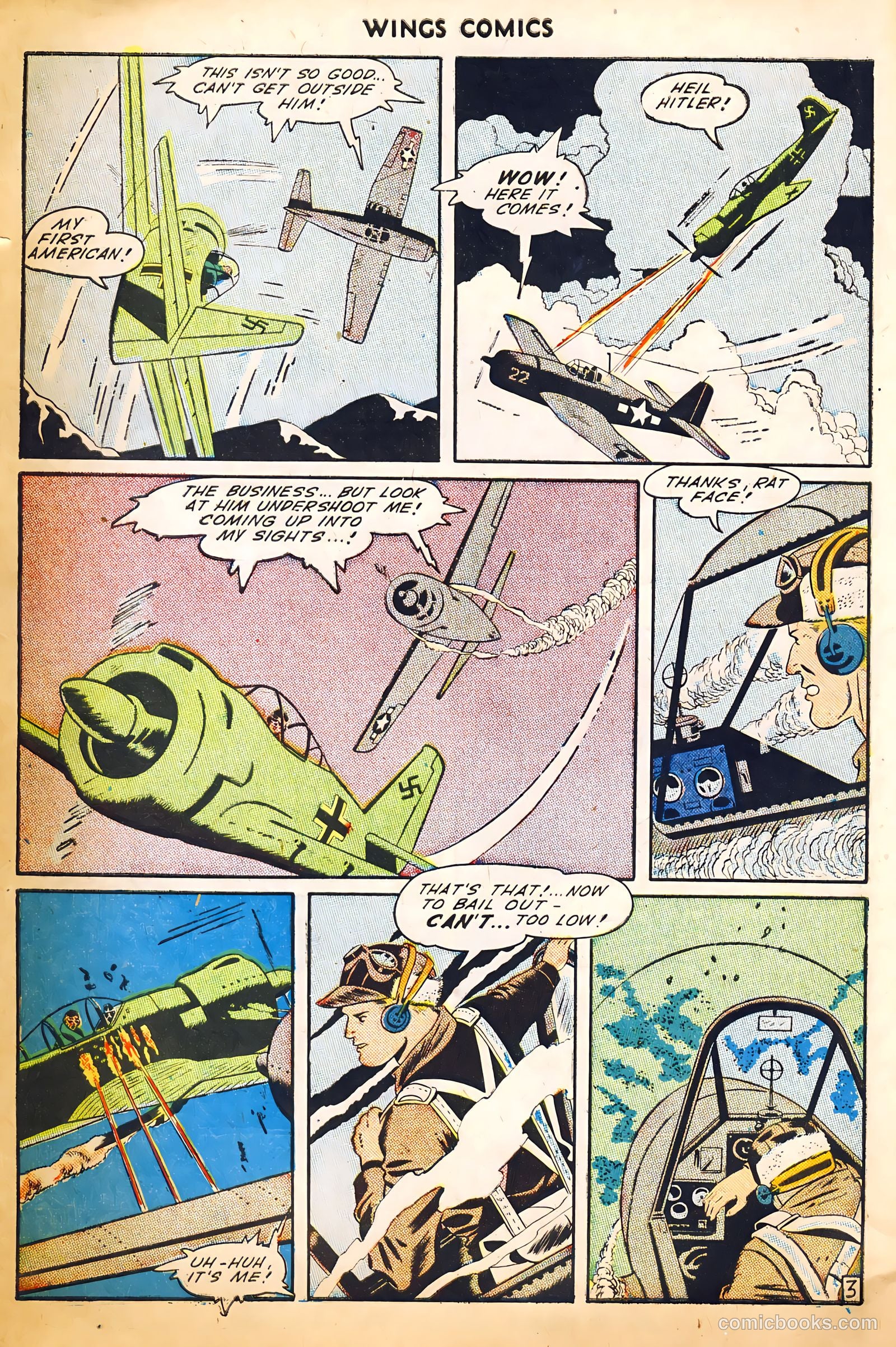 Wings Comics #52 (1944) — page 46 of 52