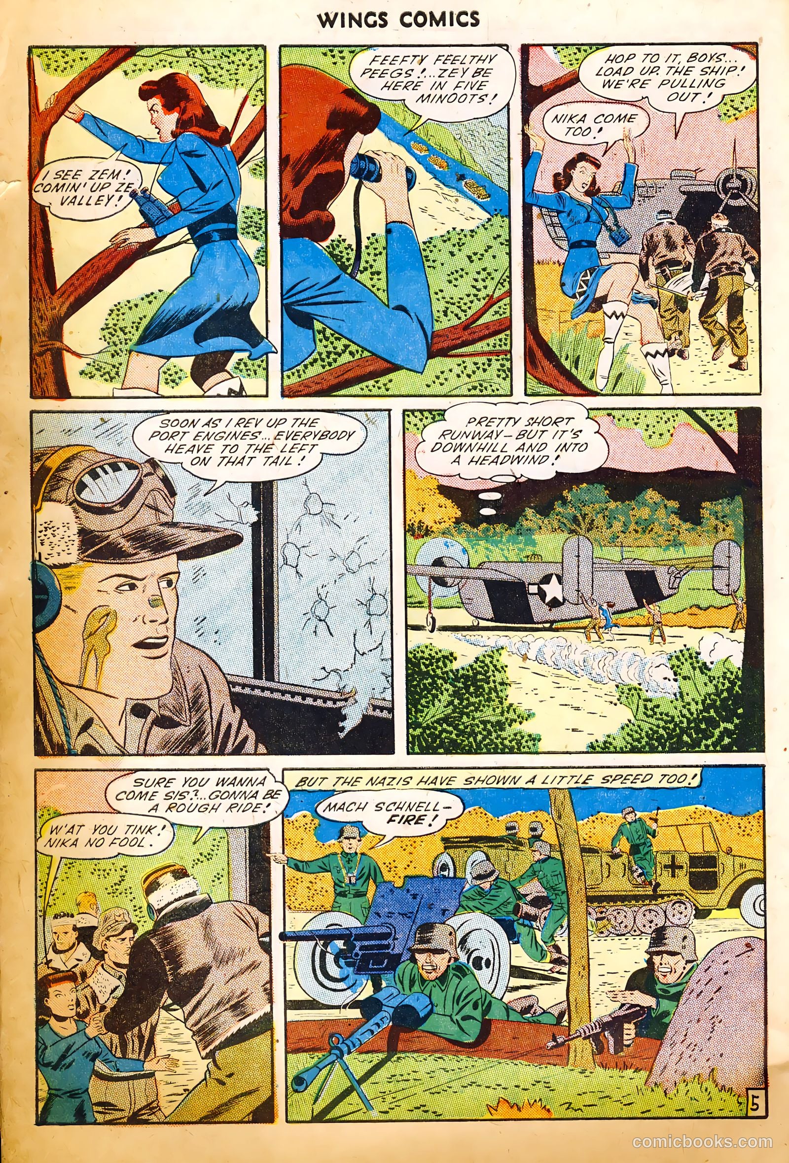 Wings Comics #52 (1944) — page 48 of 52