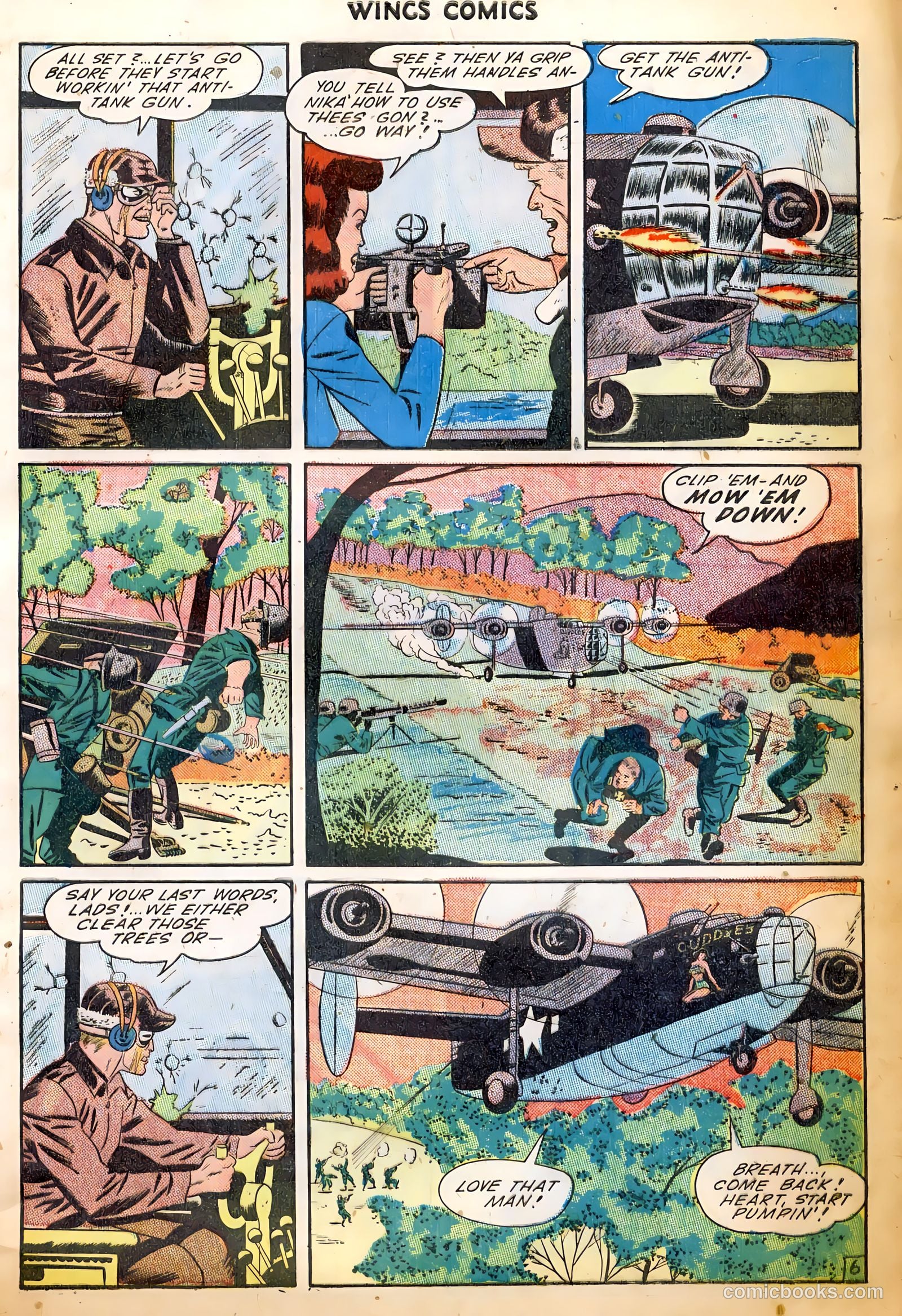 Wings Comics #52 (1944) — page 49 of 52