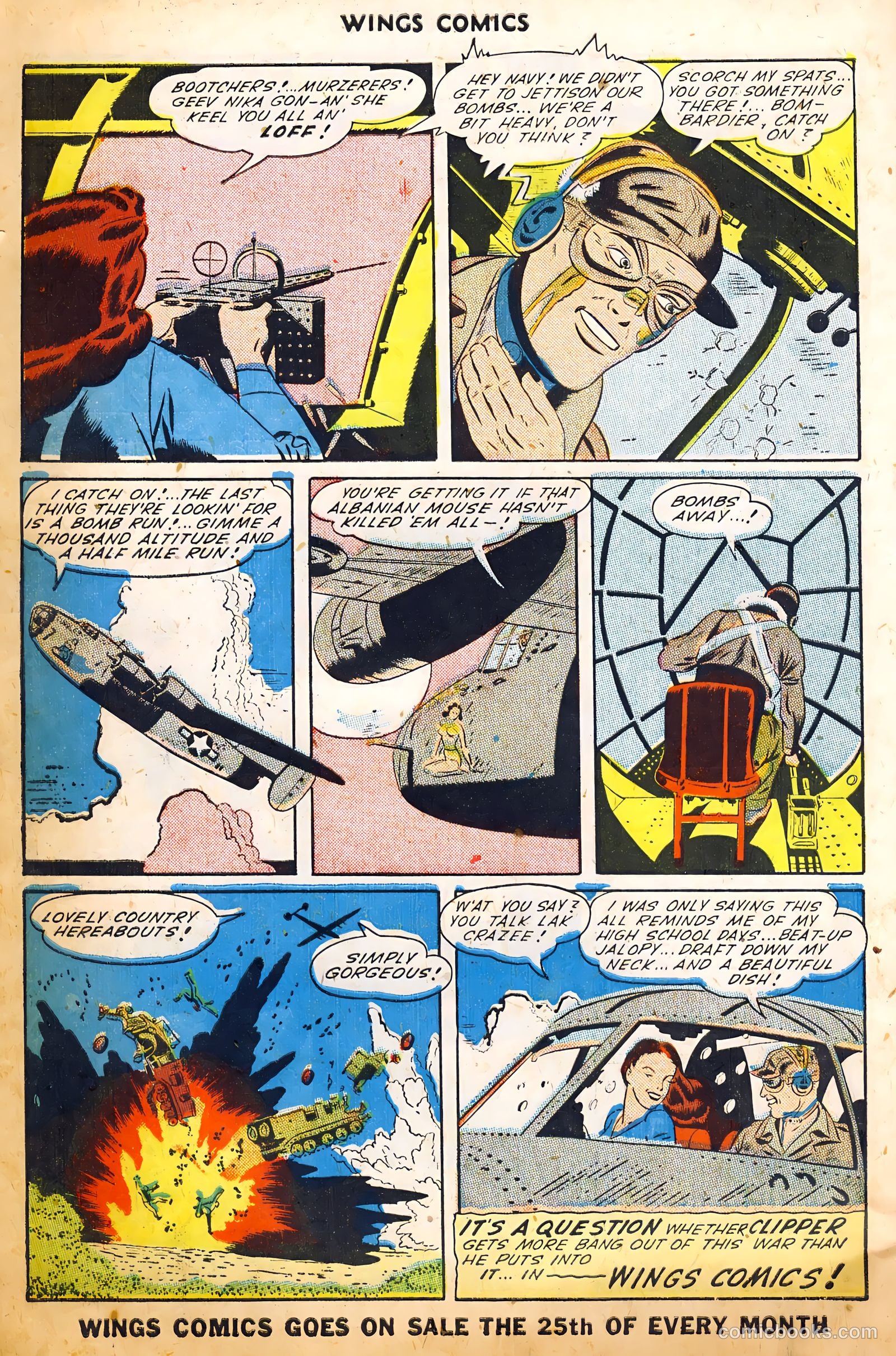 Wings Comics #52 (1944) — page 50 of 52
