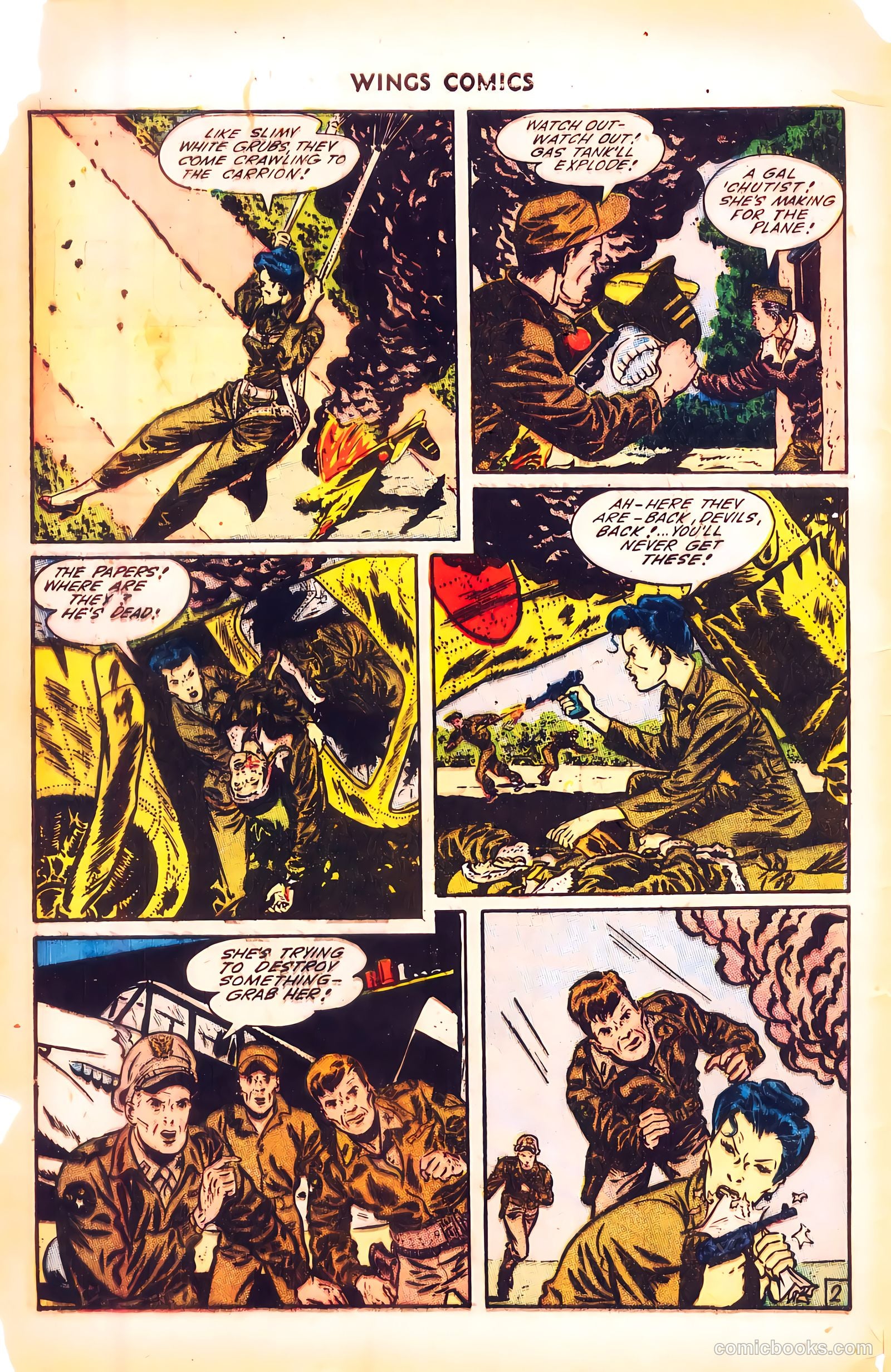 Wings Comics #53 (1945) — page 4 of 52