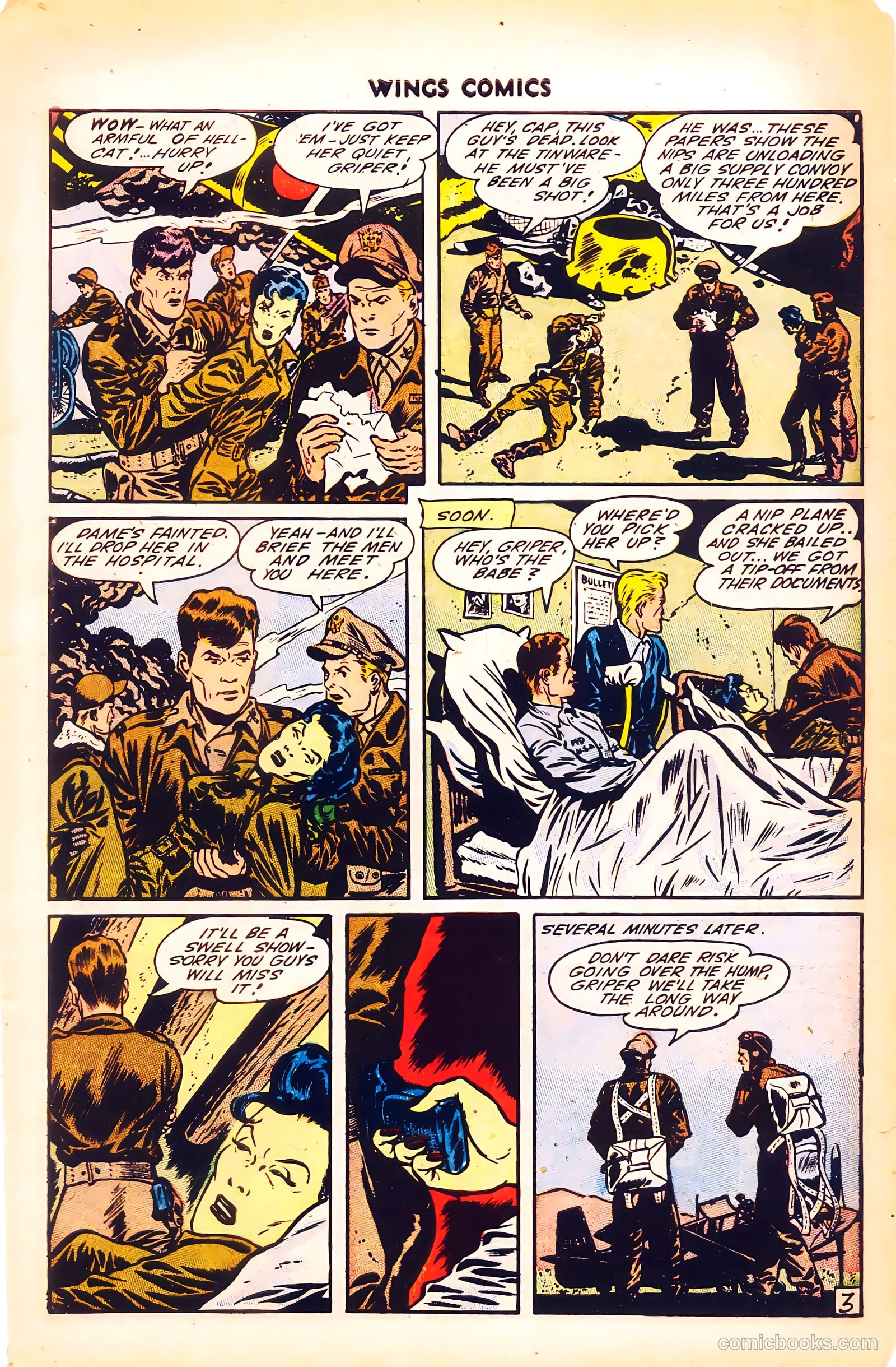 Wings Comics #53 (1945) — page 5 of 52