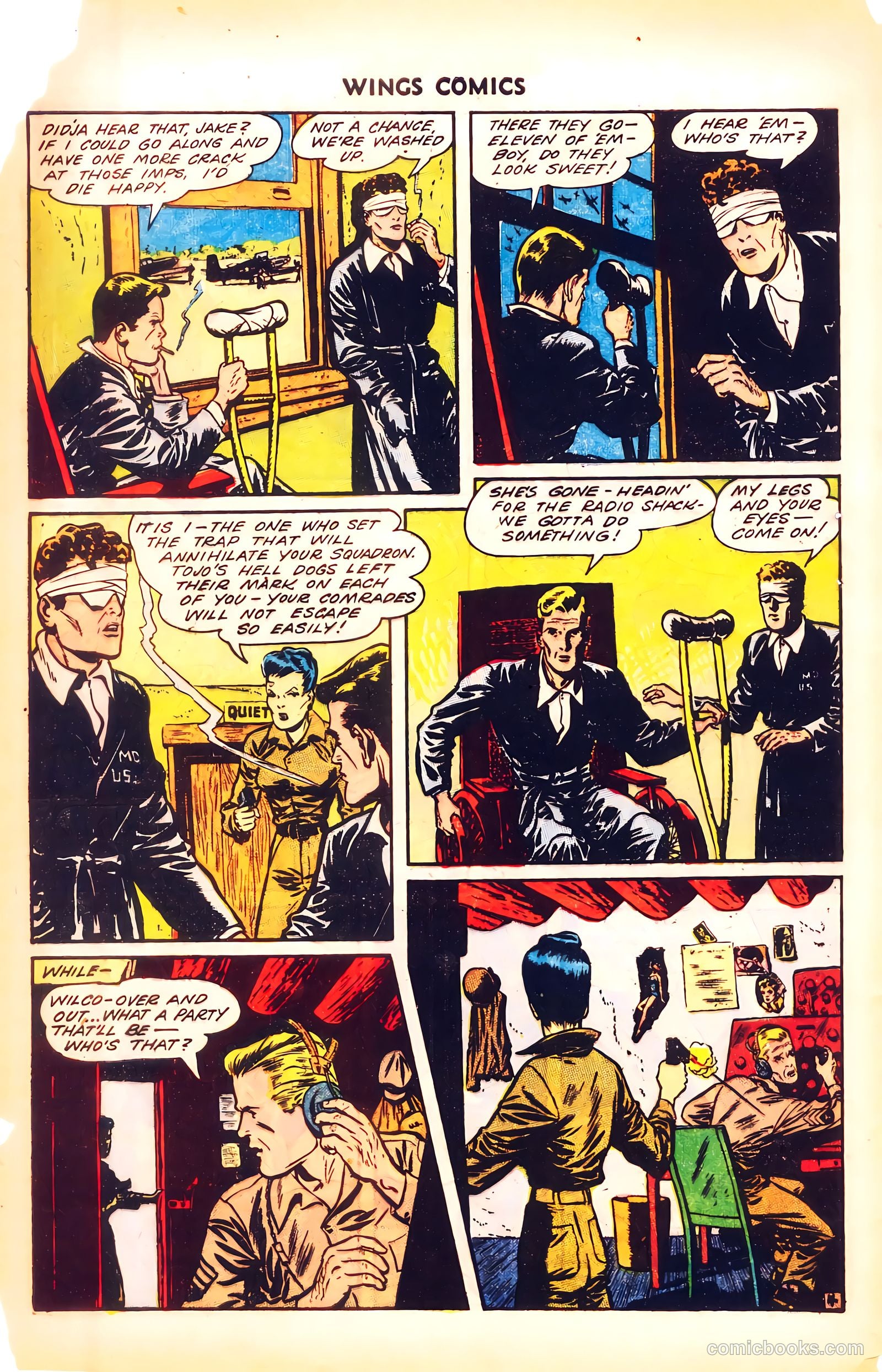 Wings Comics #53 (1945) — page 6 of 52