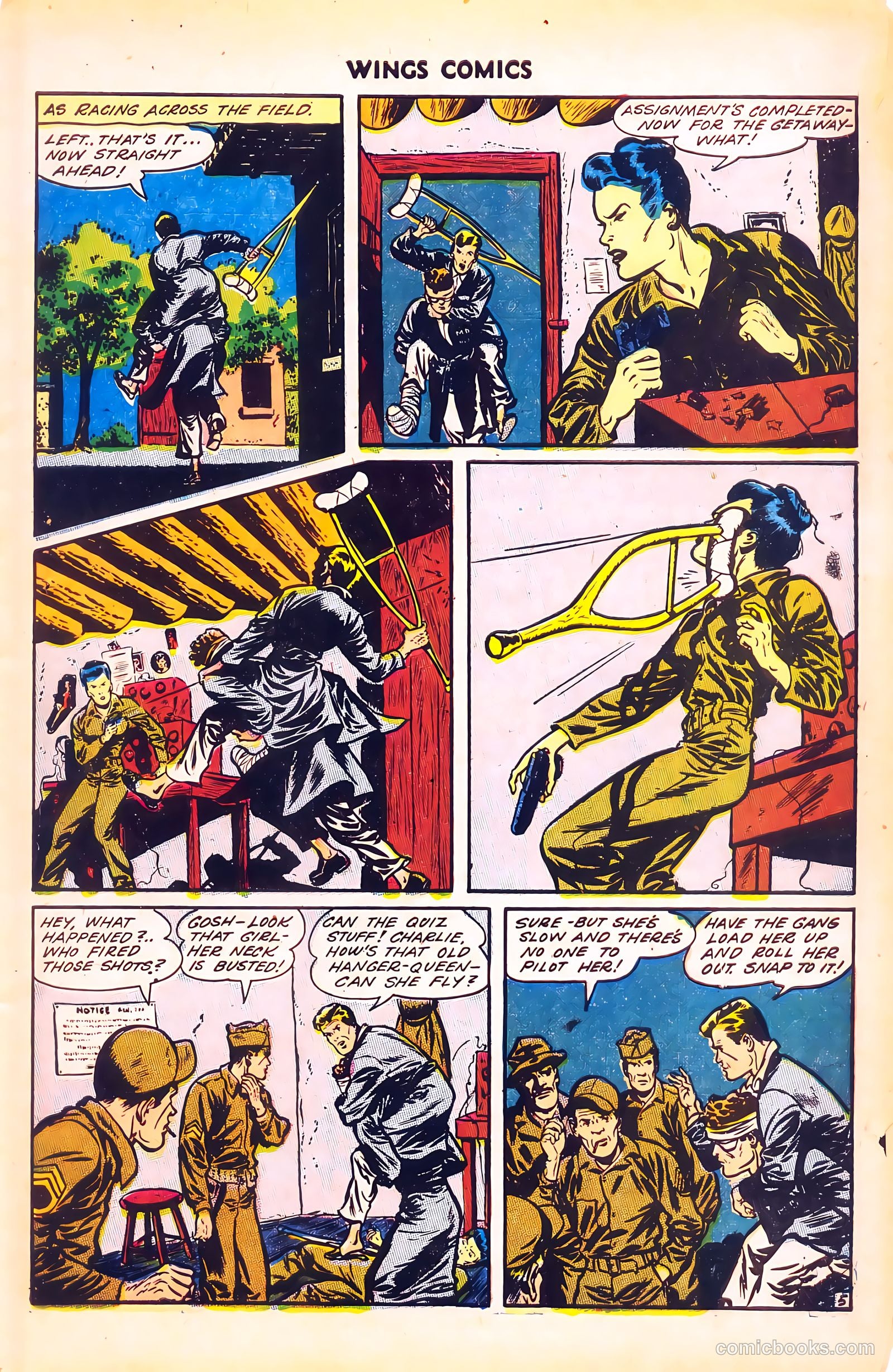 Wings Comics #53 (1945) — page 7 of 52