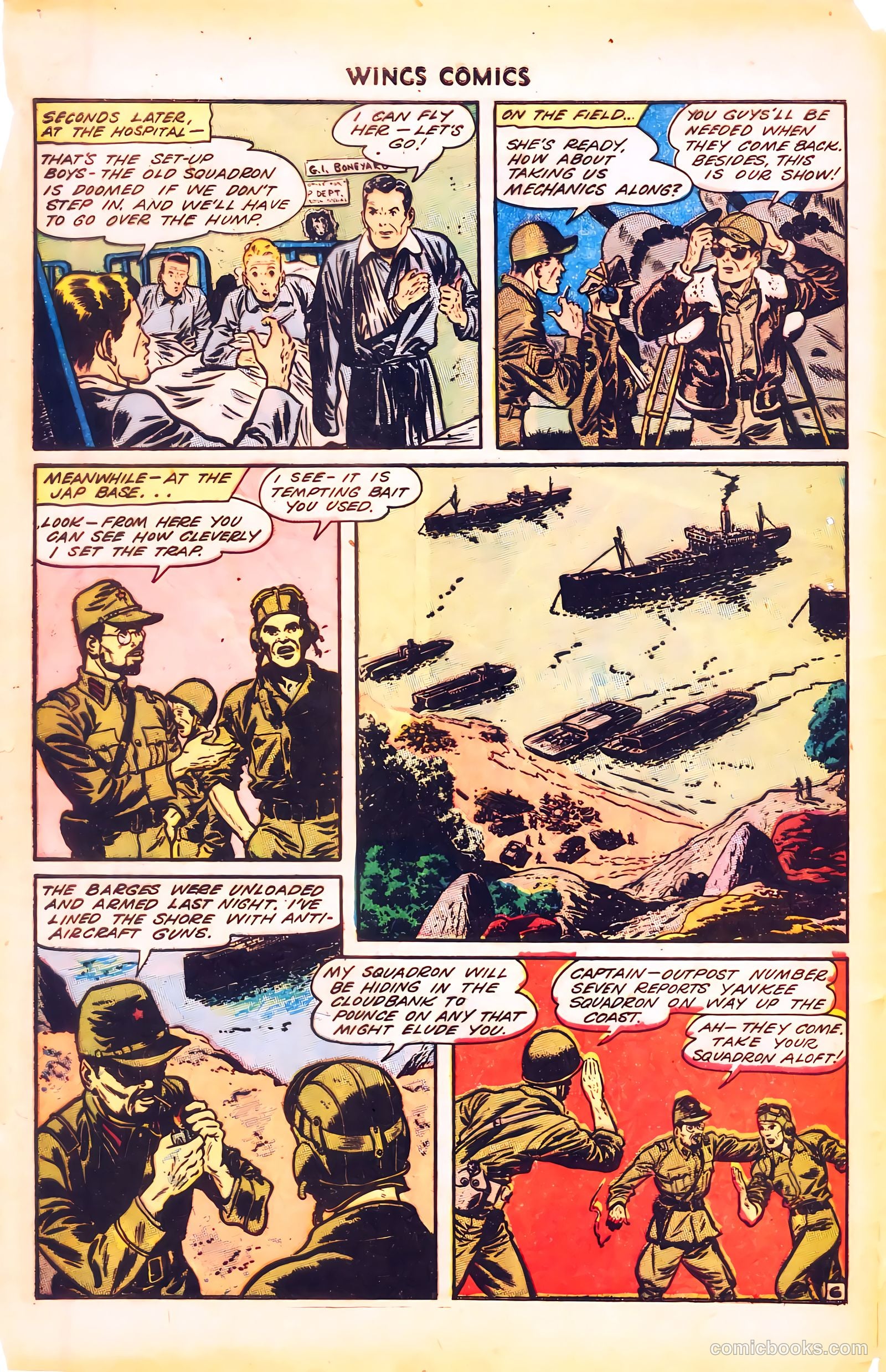 Wings Comics #53 (1945) — page 8 of 52