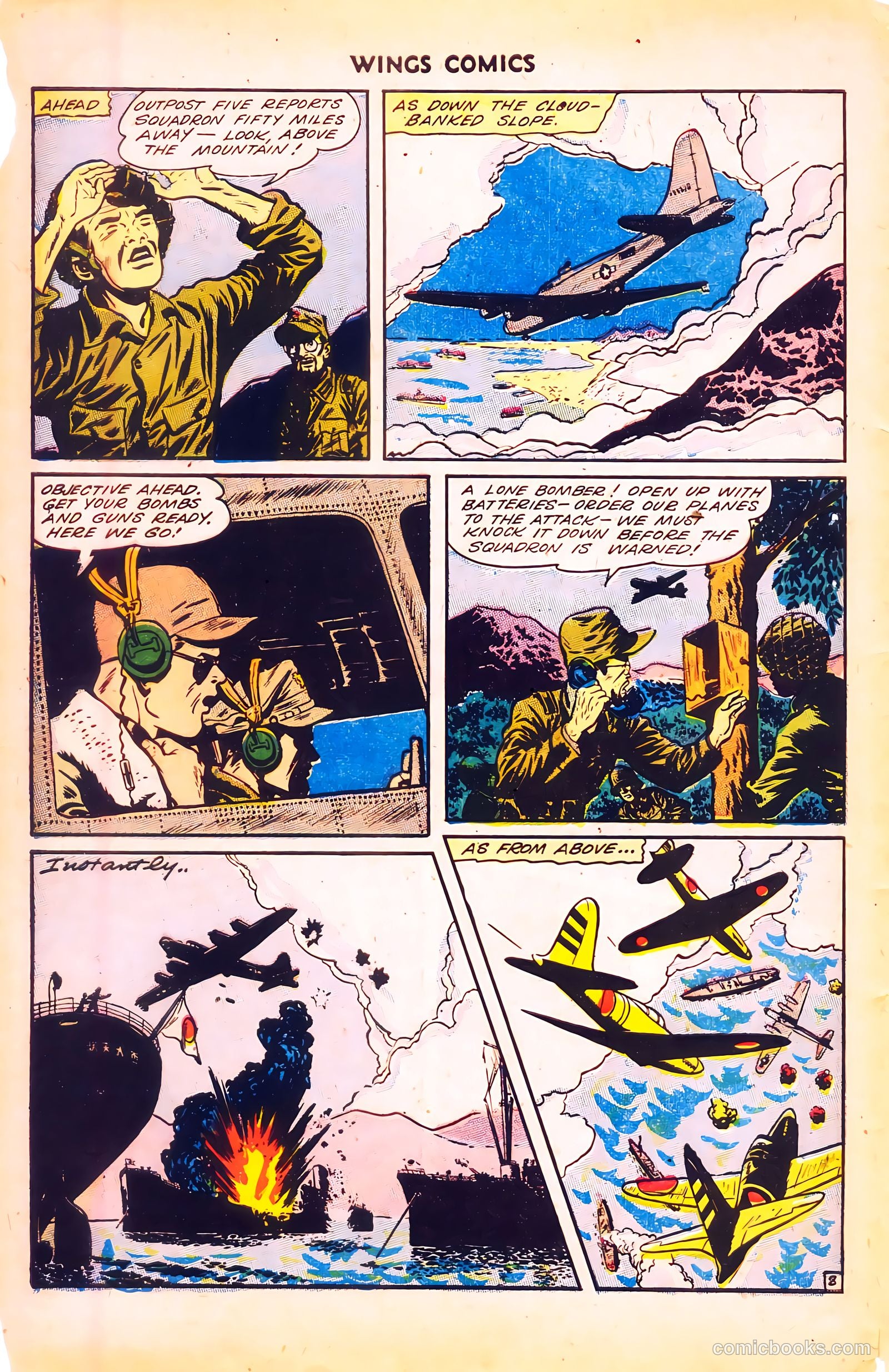 Wings Comics #53 (1945) — page 10 of 52