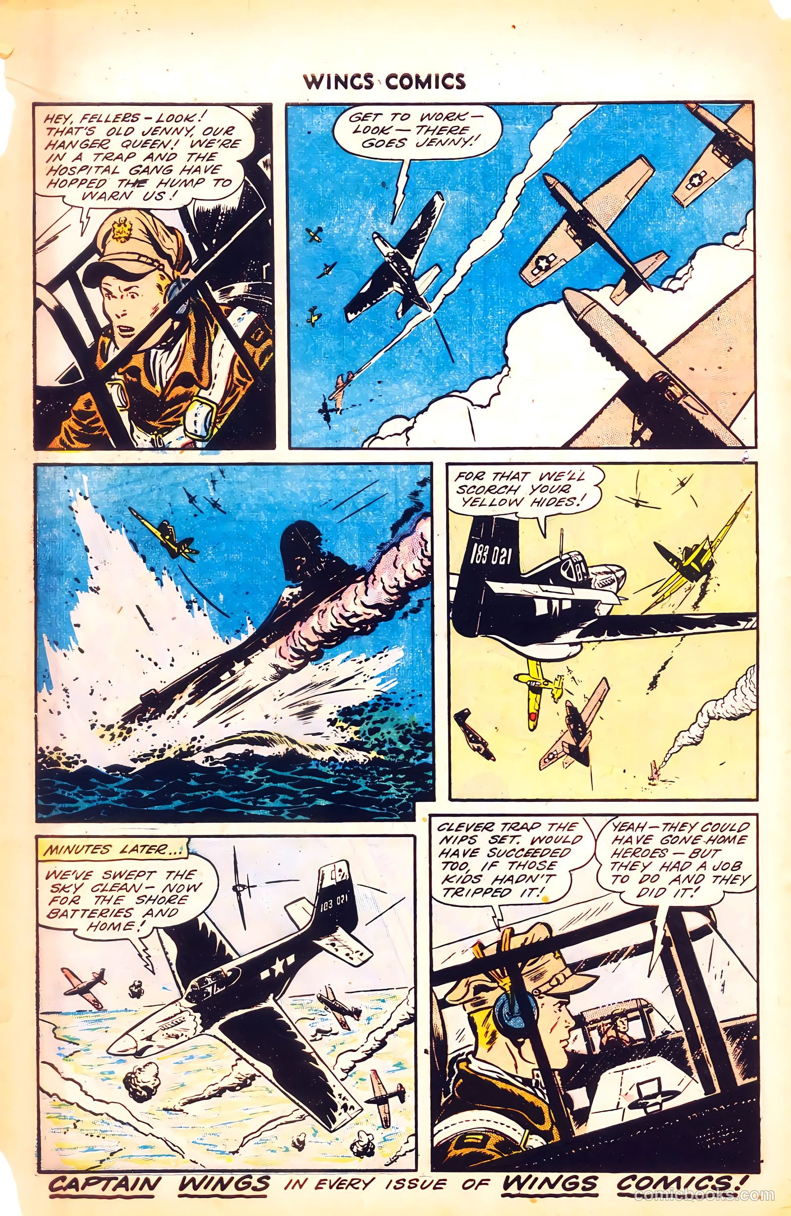 Wings Comics #53 (1945) — page 12 of 52