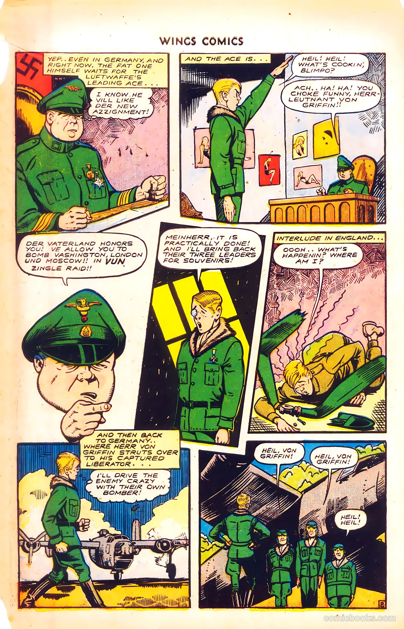 Wings Comics #53 (1945) — page 14 of 52