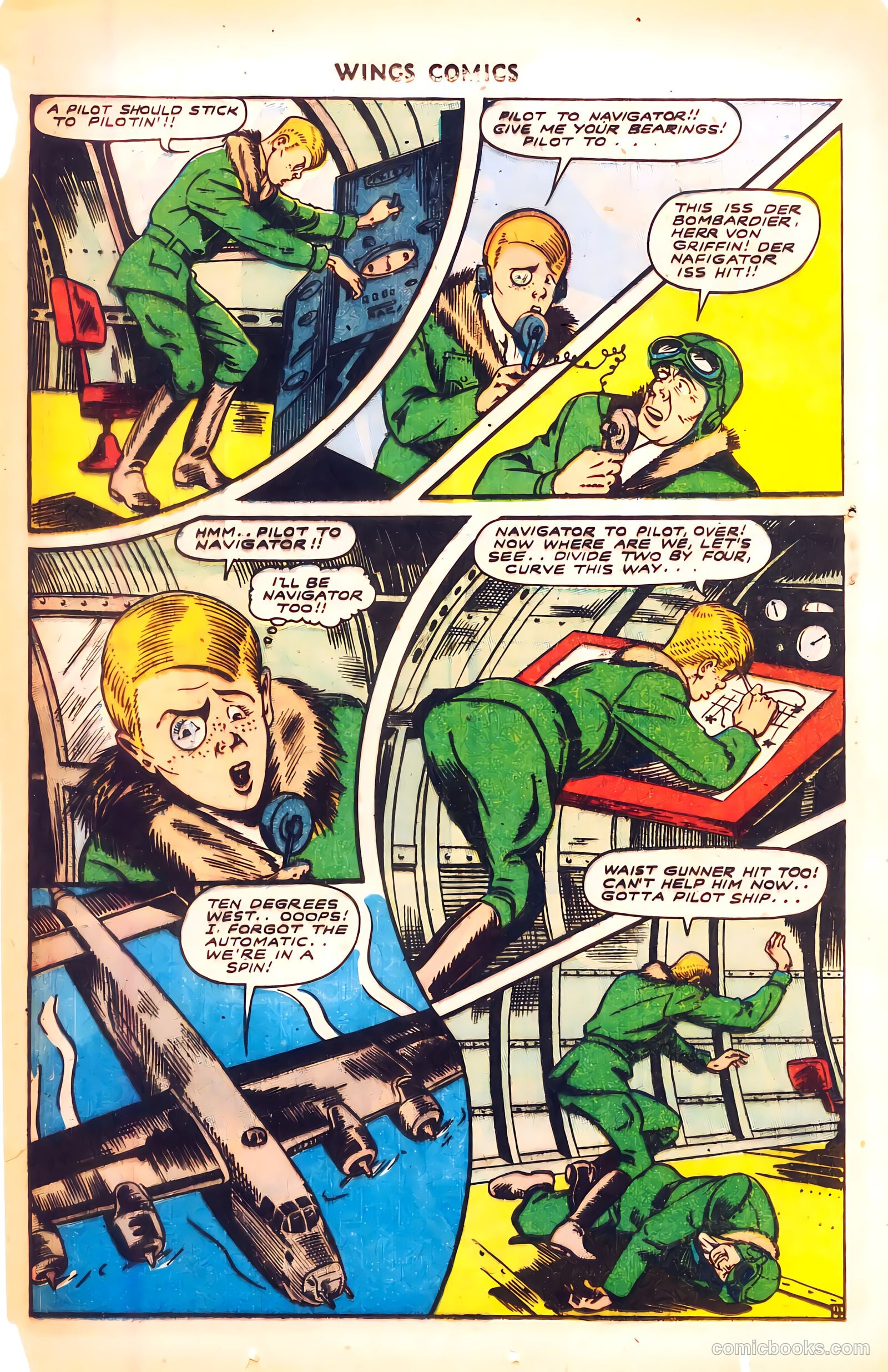 Wings Comics #53 (1945) — page 16 of 52