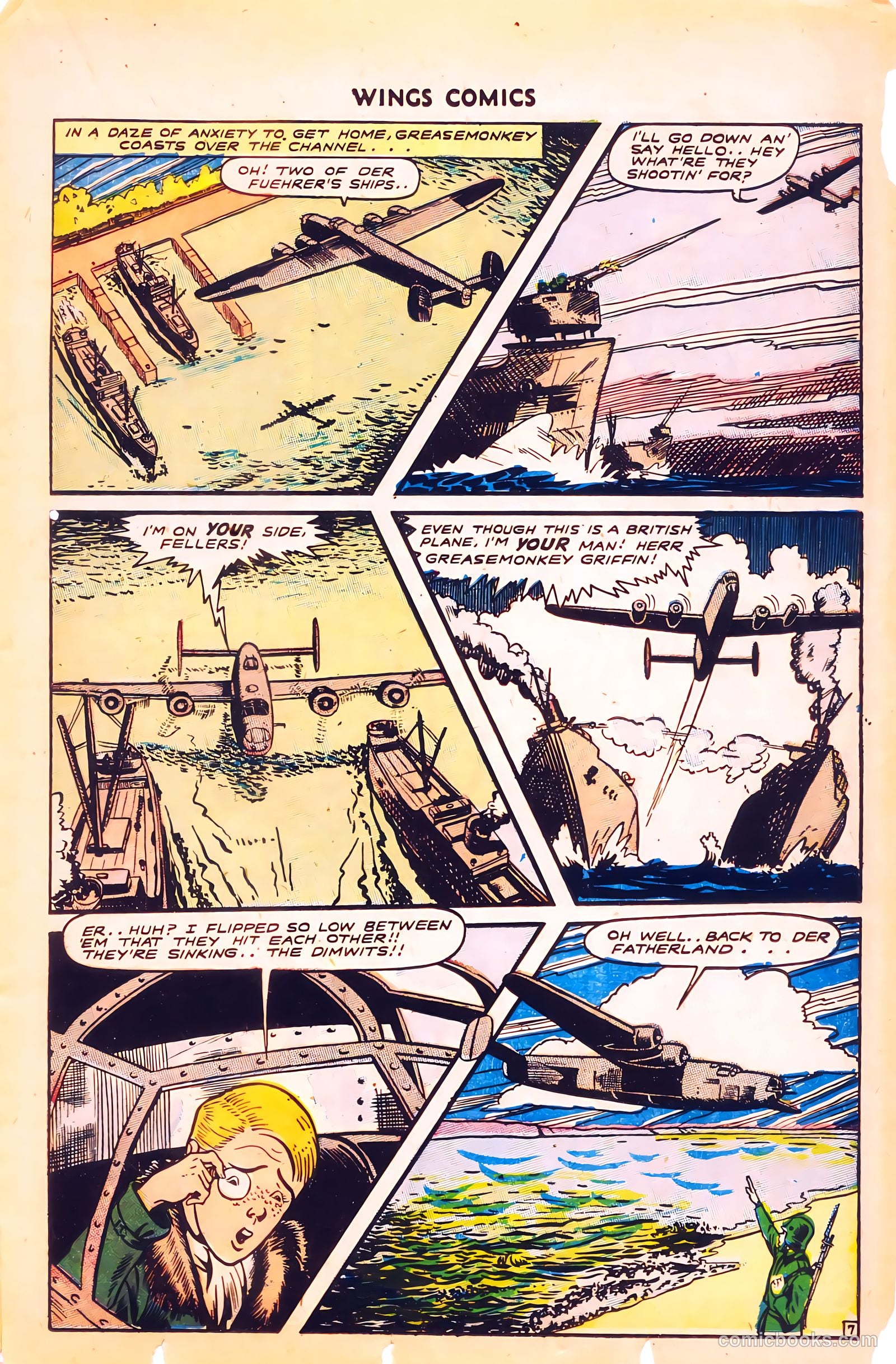 Wings Comics #53 (1945) — page 19 of 52