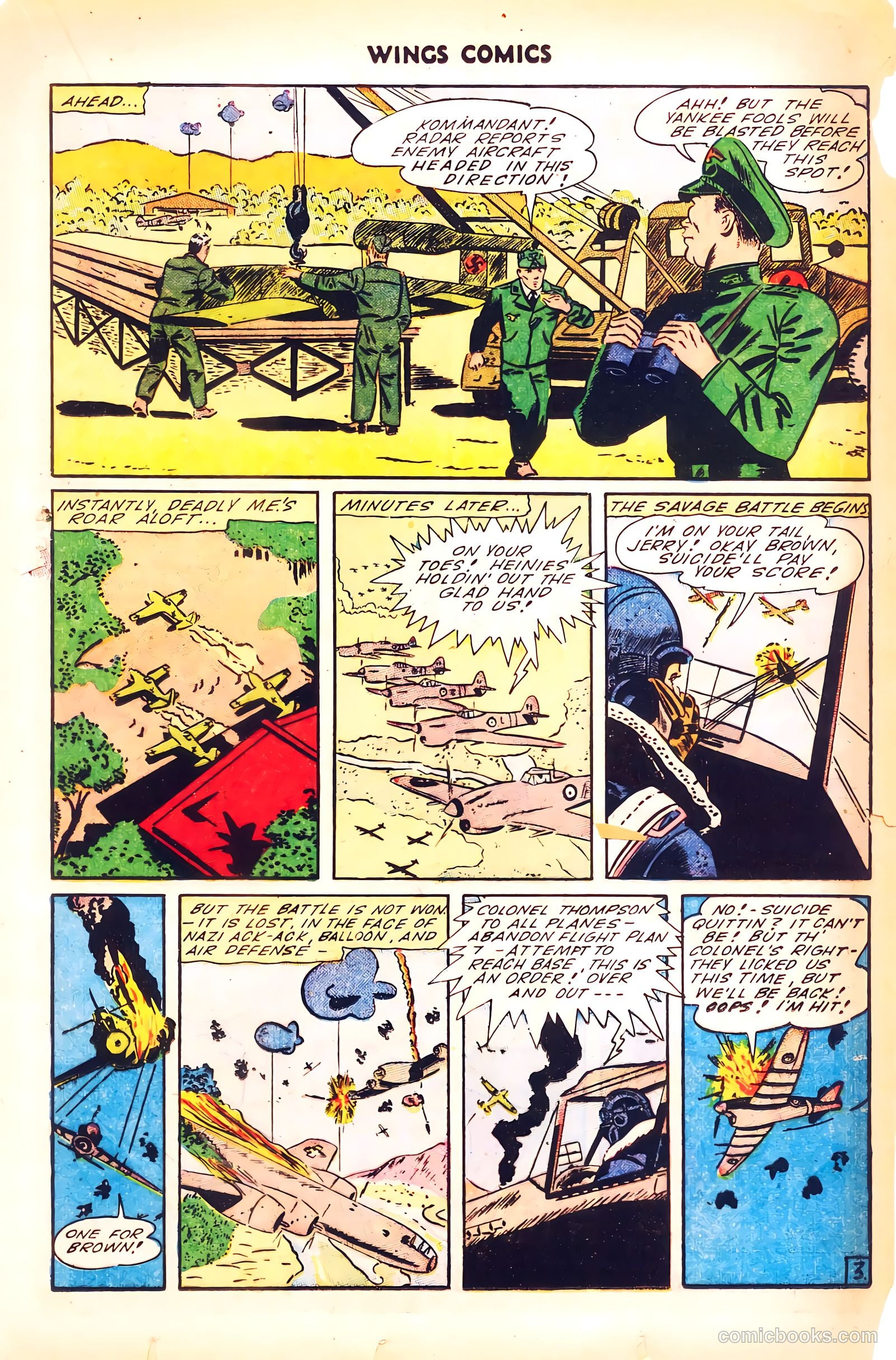 Wings Comics #53 (1945) — page 23 of 52
