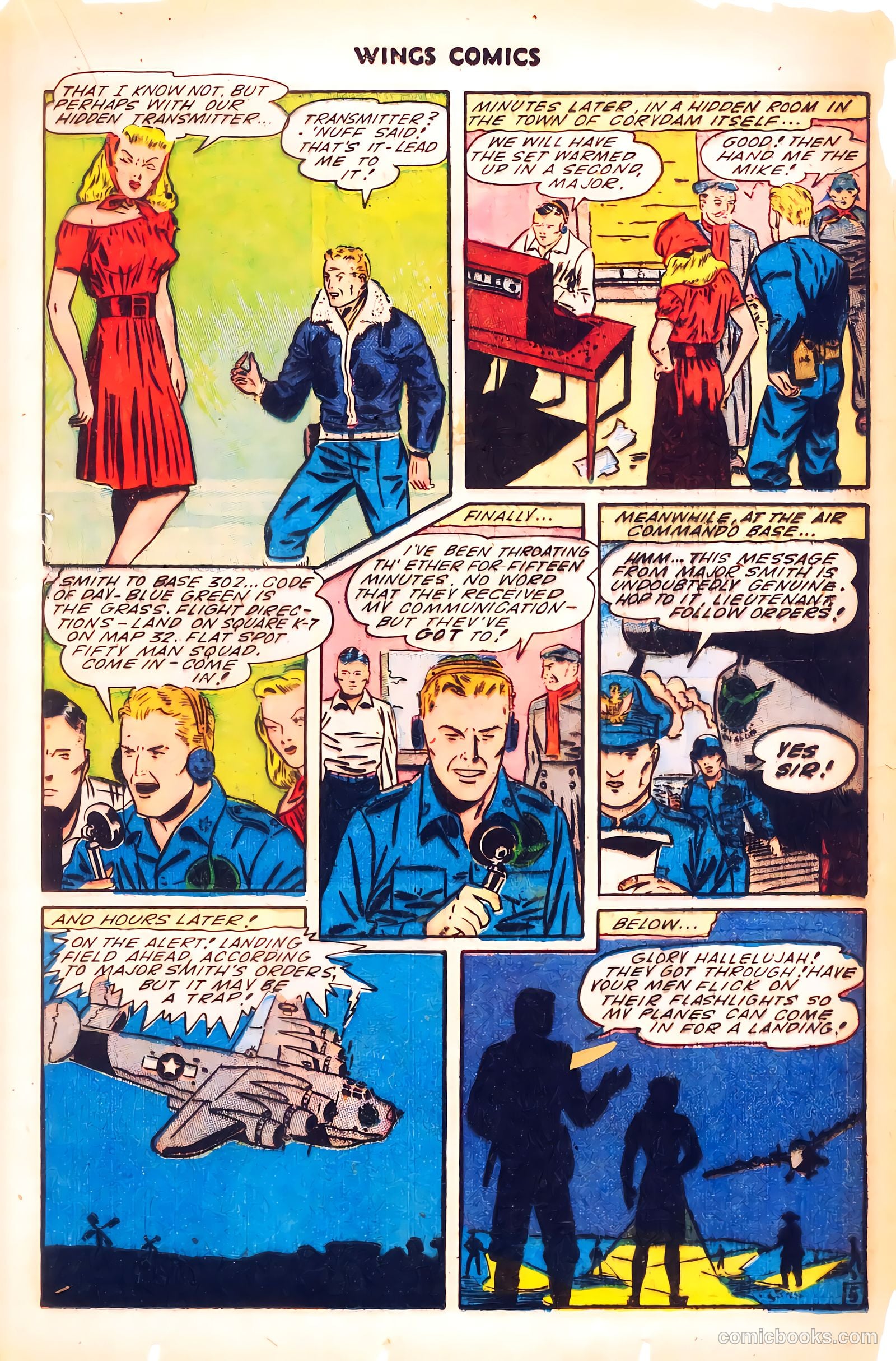 Wings Comics #53 (1945) — page 25 of 52