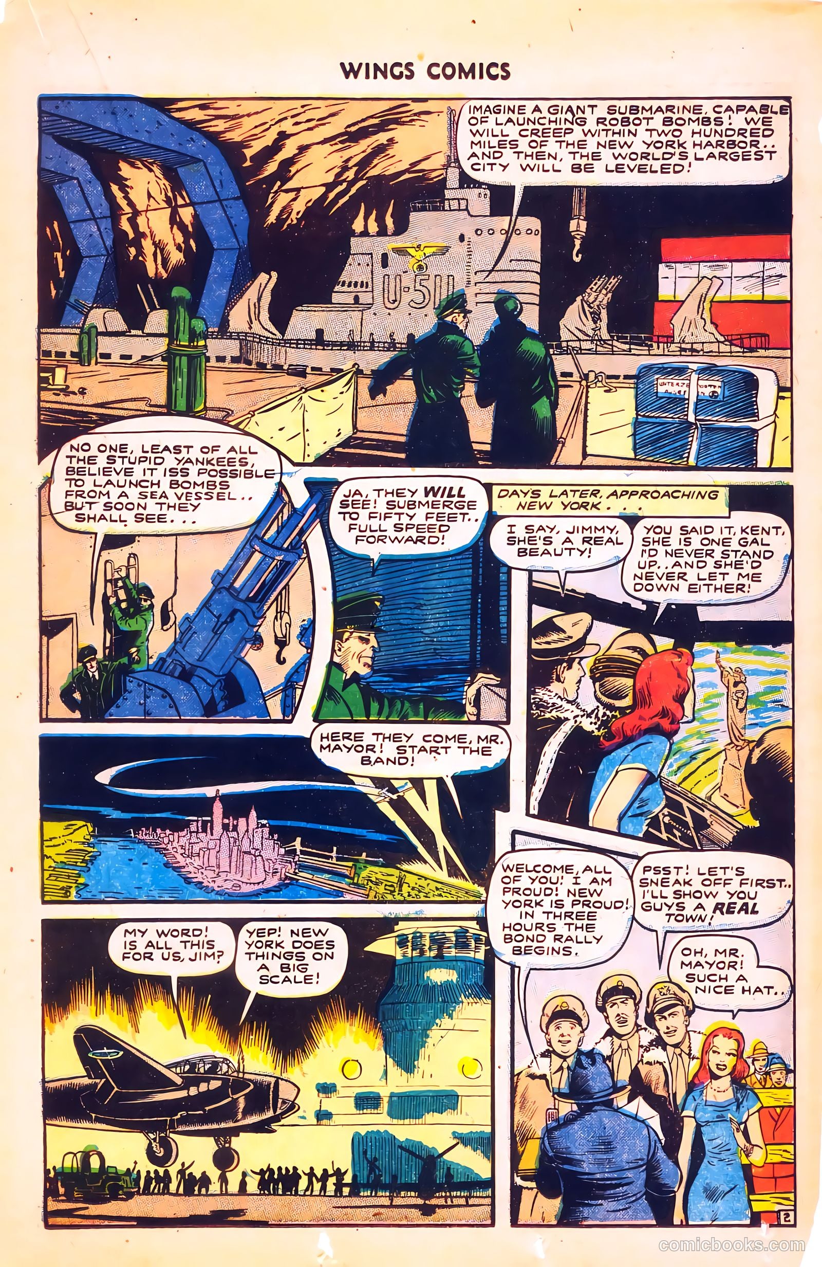 Wings Comics #53 (1945) — page 31 of 52