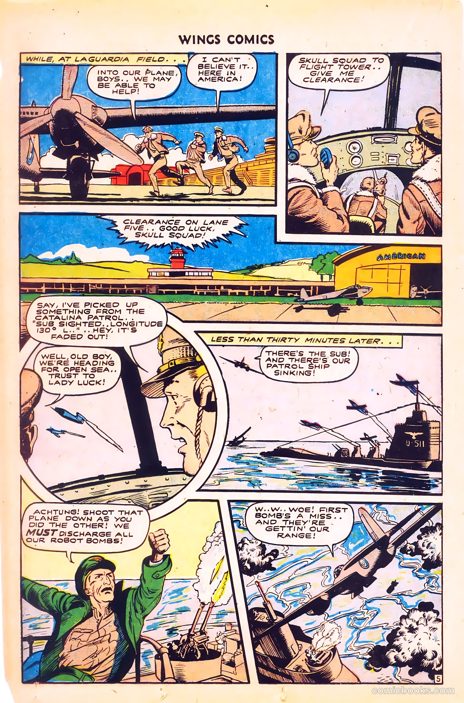 Wings Comics #53 (1945) — page 34 of 52
