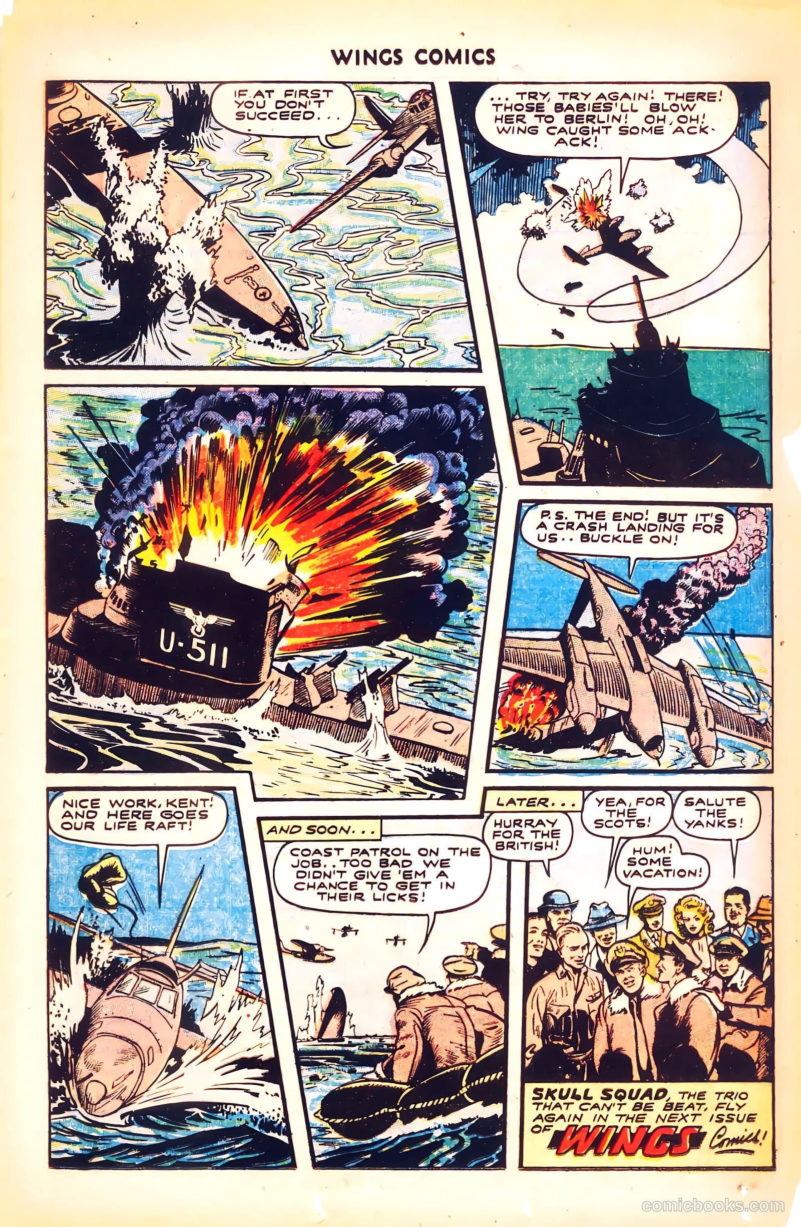 Wings Comics #53 (1945) — page 35 of 52