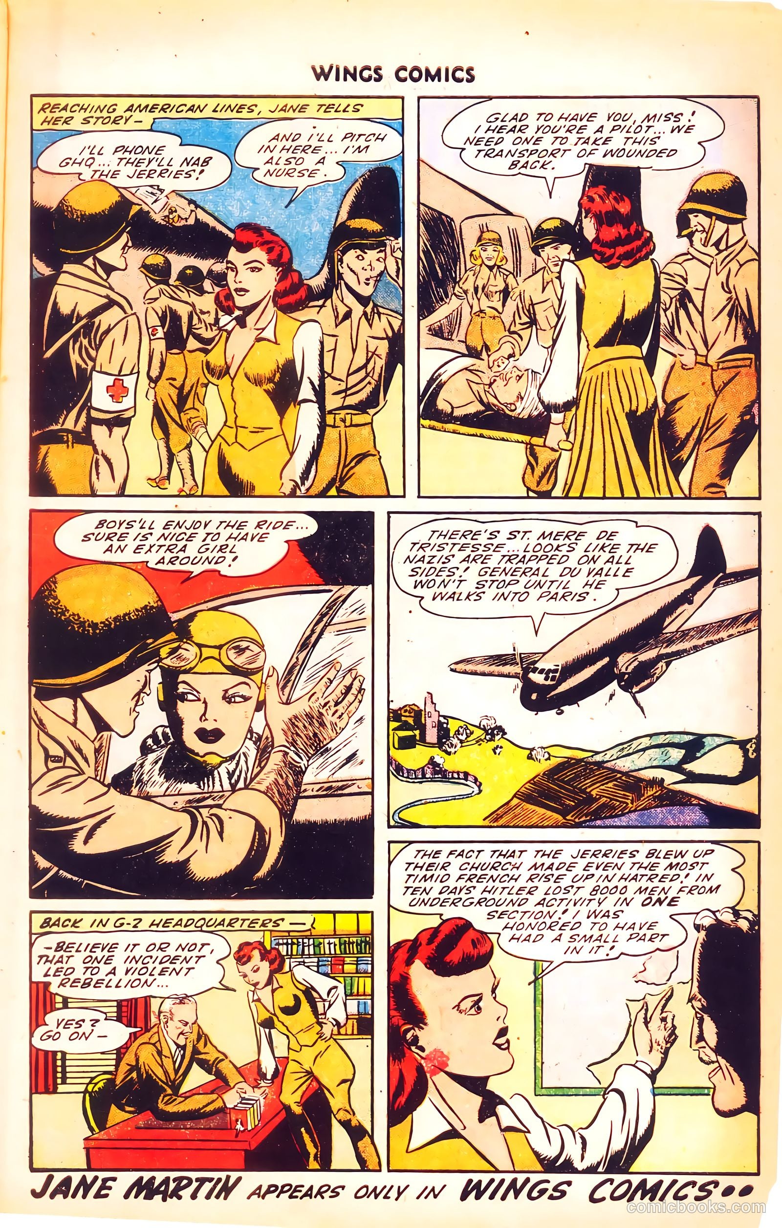 Wings Comics #53 (1945) — page 41 of 52