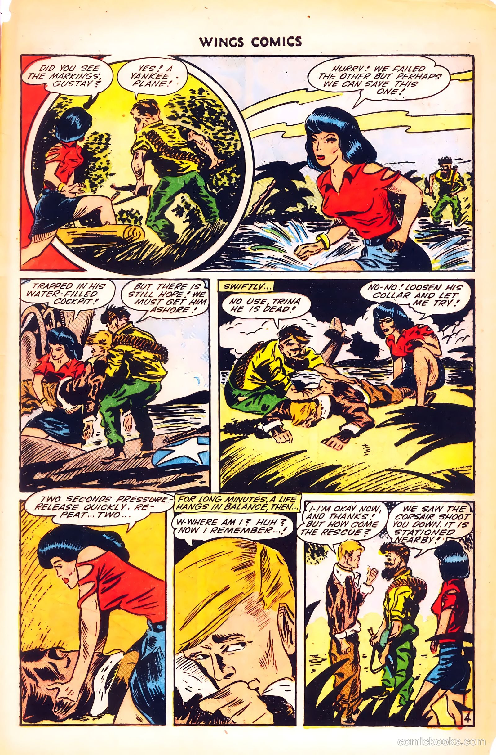 Wings Comics #53 (1945) — page 47 of 52