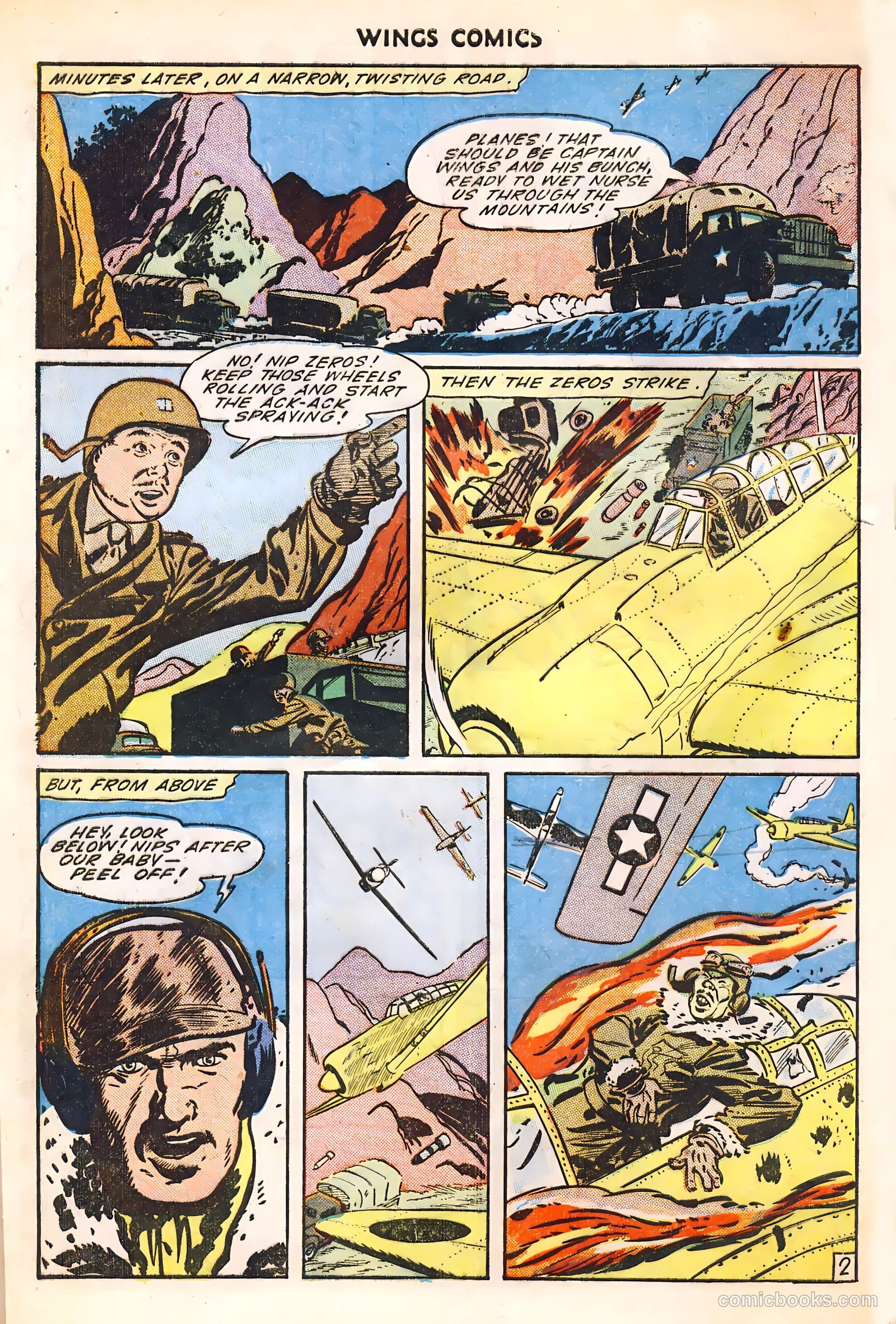 Wings Comics #54 (1945) — page 4 of 52