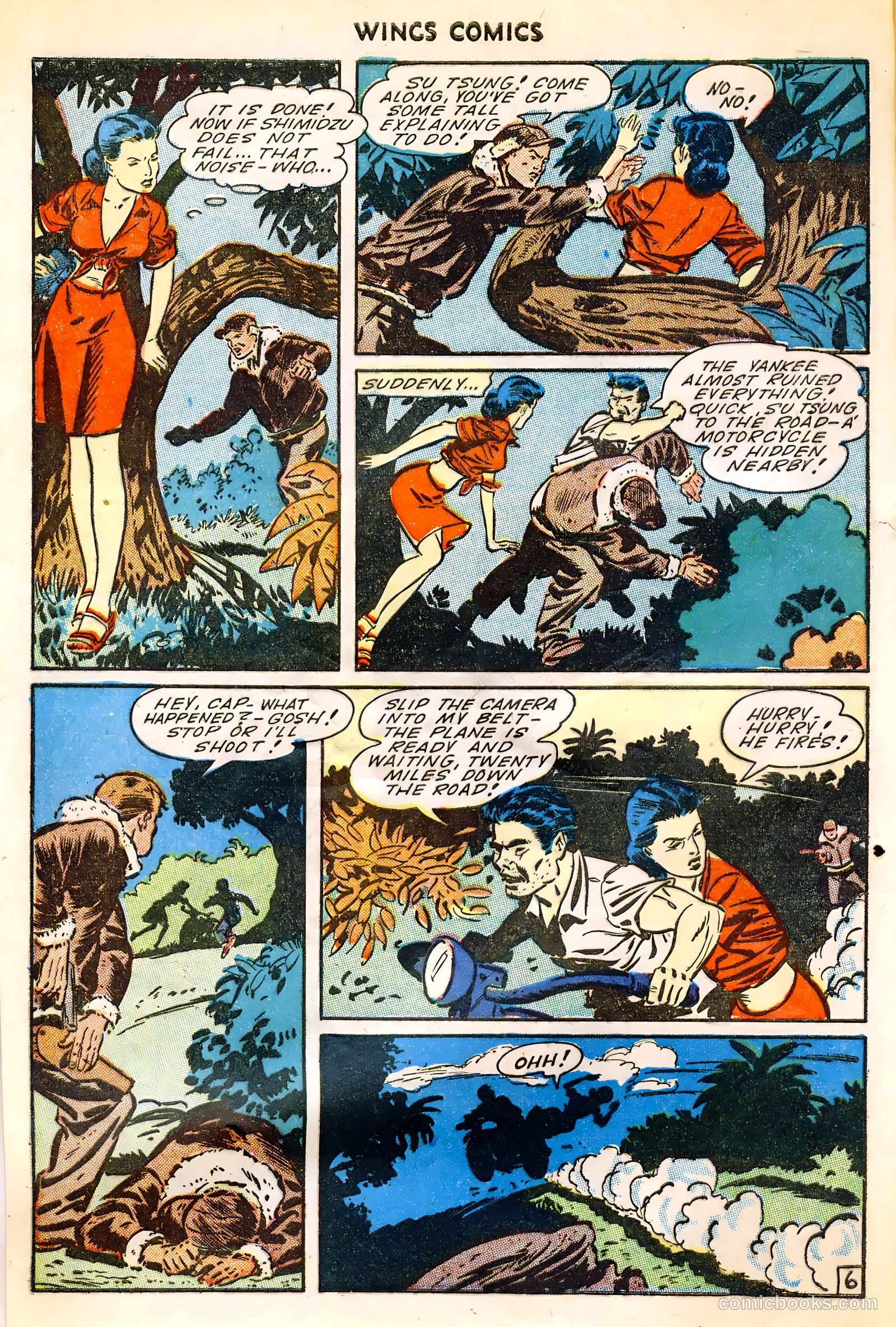 Wings Comics #54 (1945) — page 8 of 52