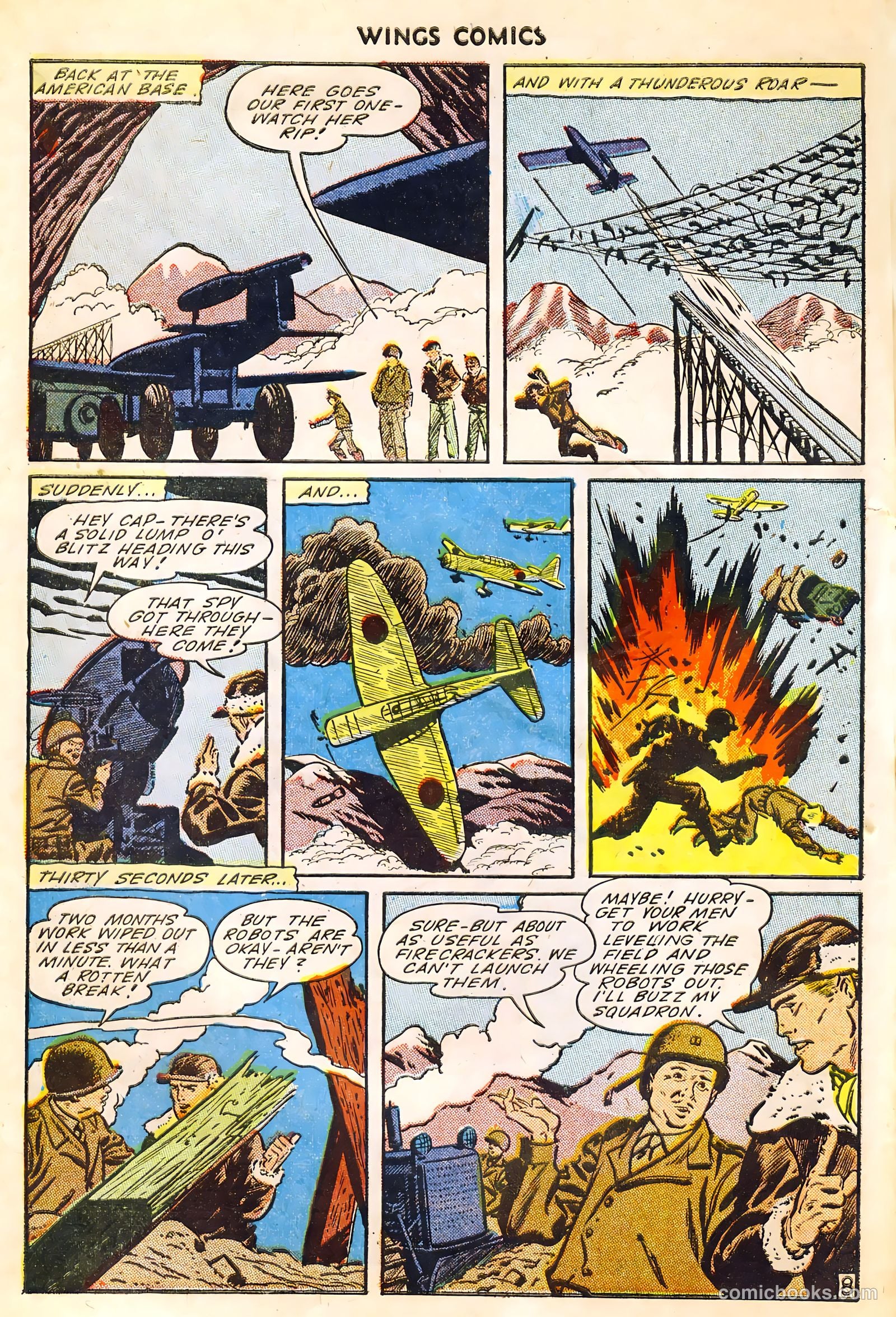 Wings Comics #54 (1945) — page 10 of 52