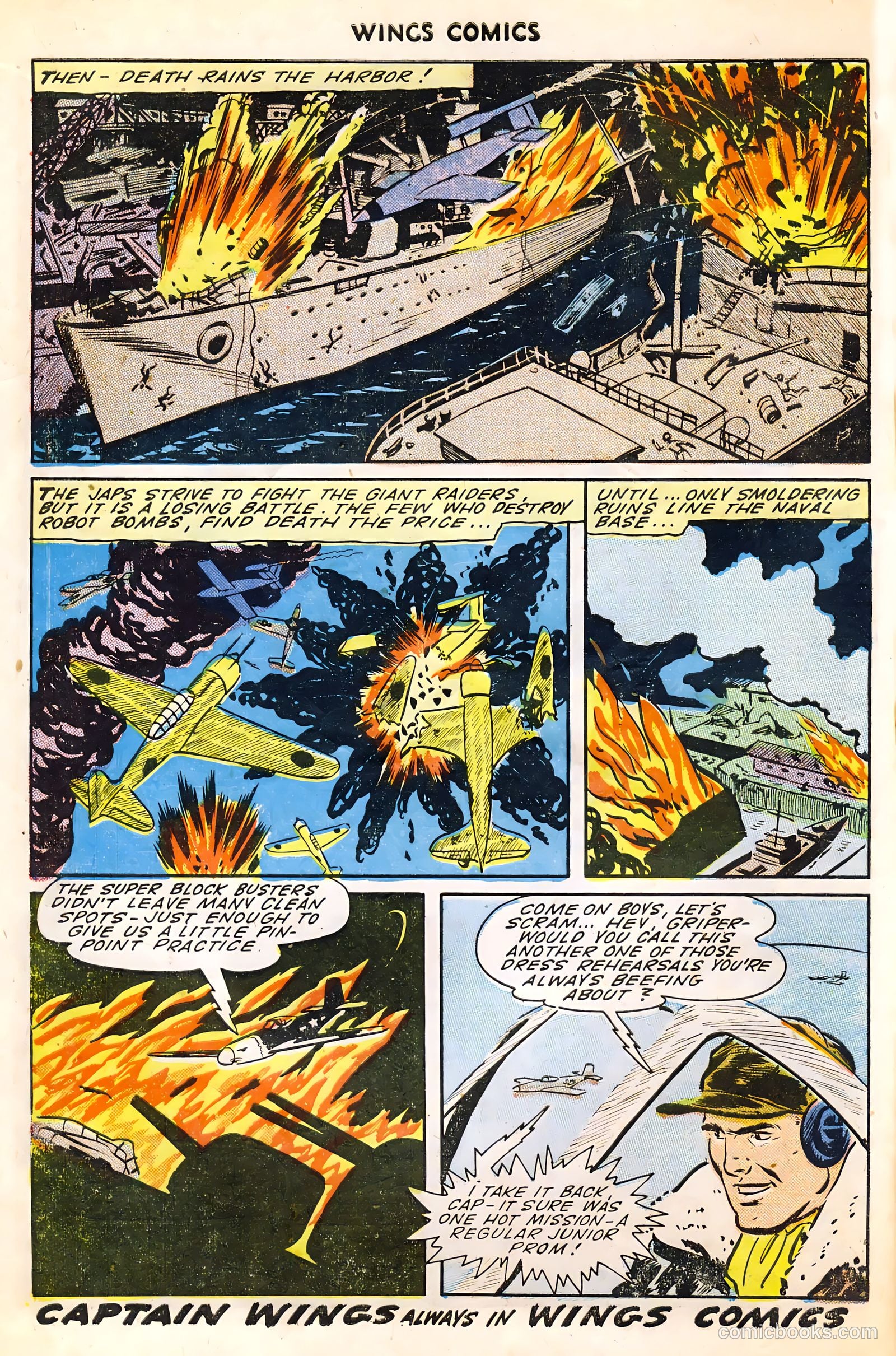 Wings Comics #54 (1945) — page 12 of 52