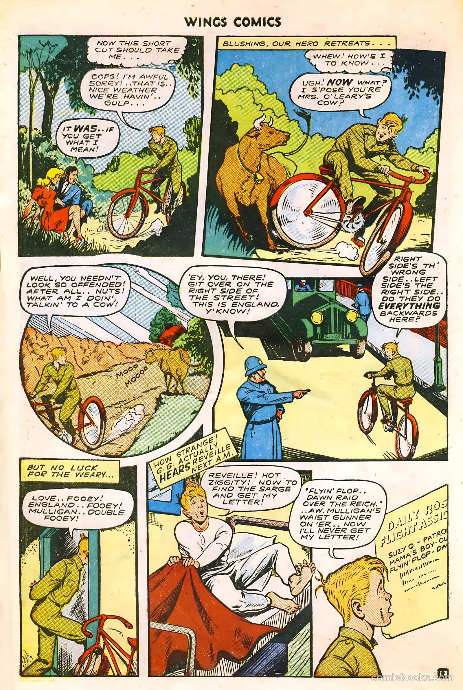 Wings Comics #54 (1945) — page 14 of 52