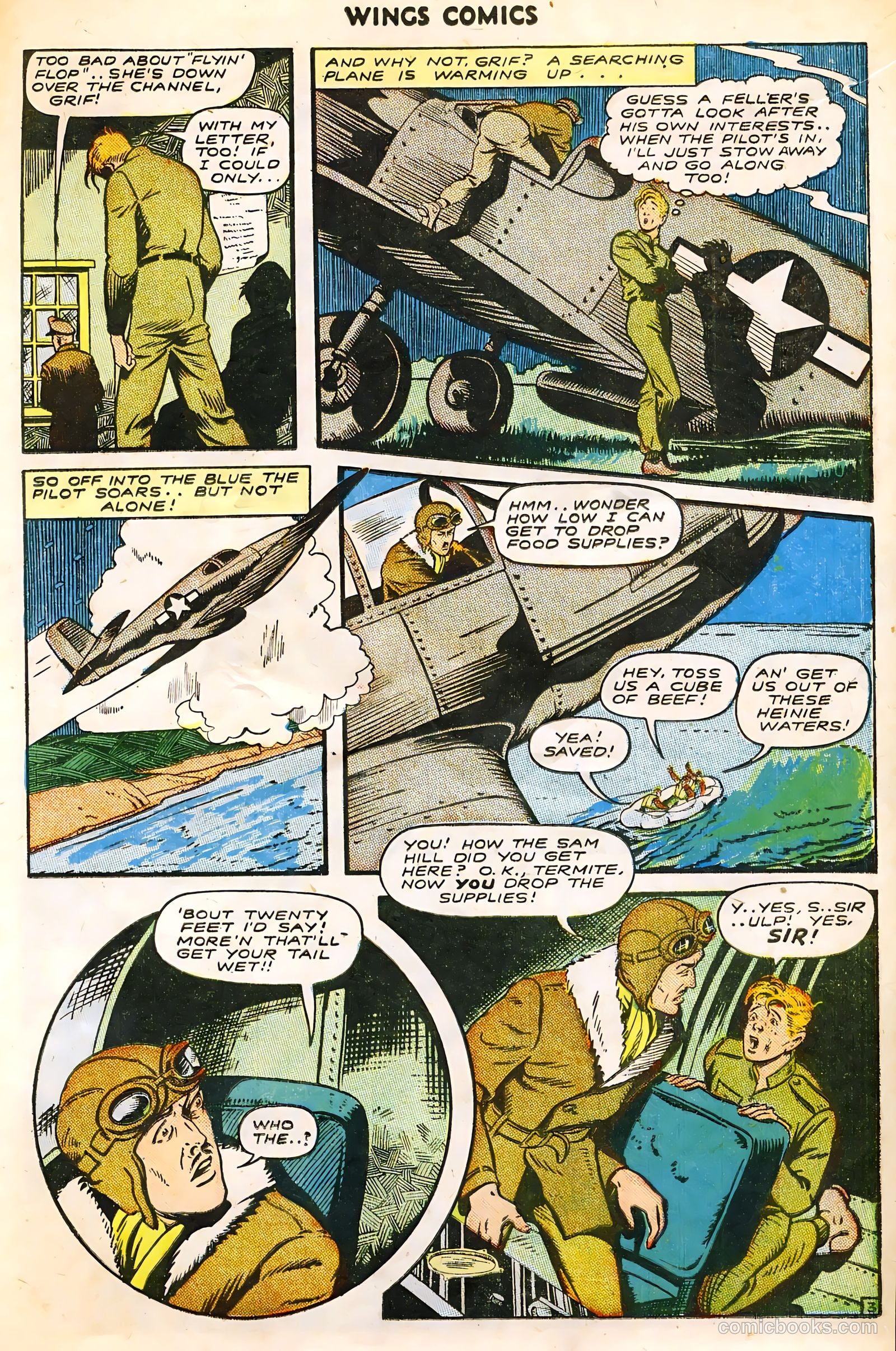 Wings Comics #54 (1945) — page 15 of 52