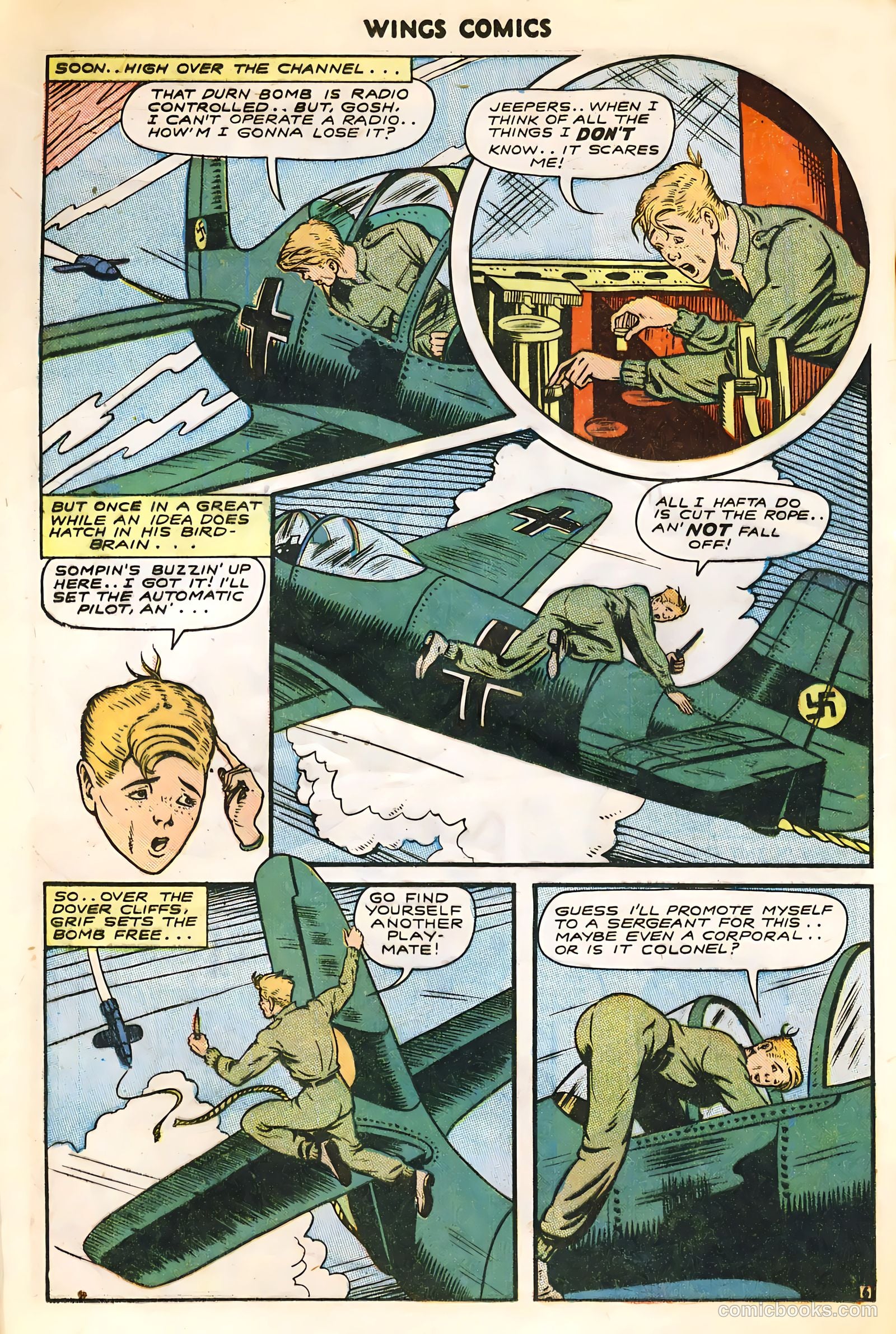 Wings Comics #54 (1945) — page 18 of 52
