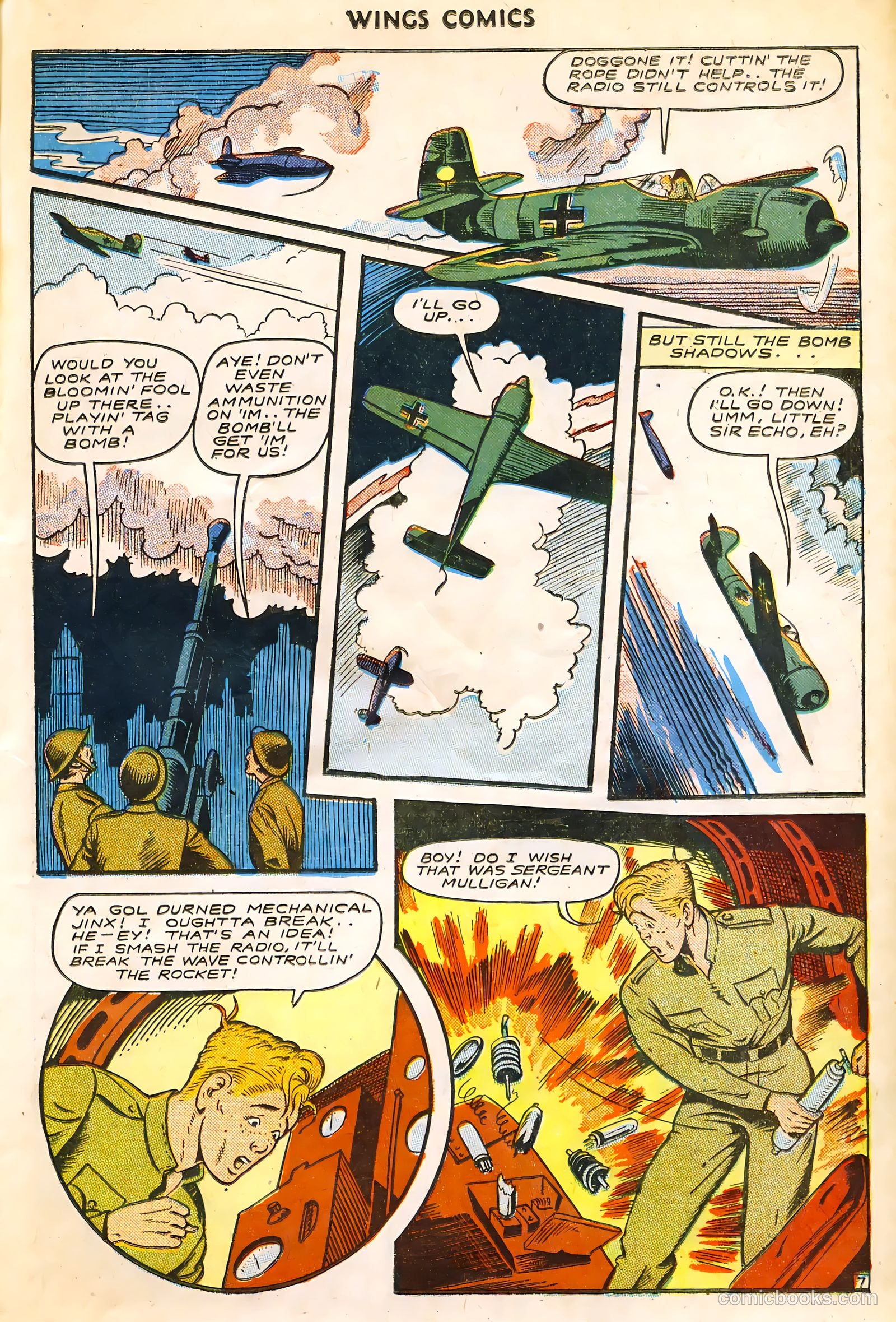 Wings Comics #54 (1945) — page 19 of 52