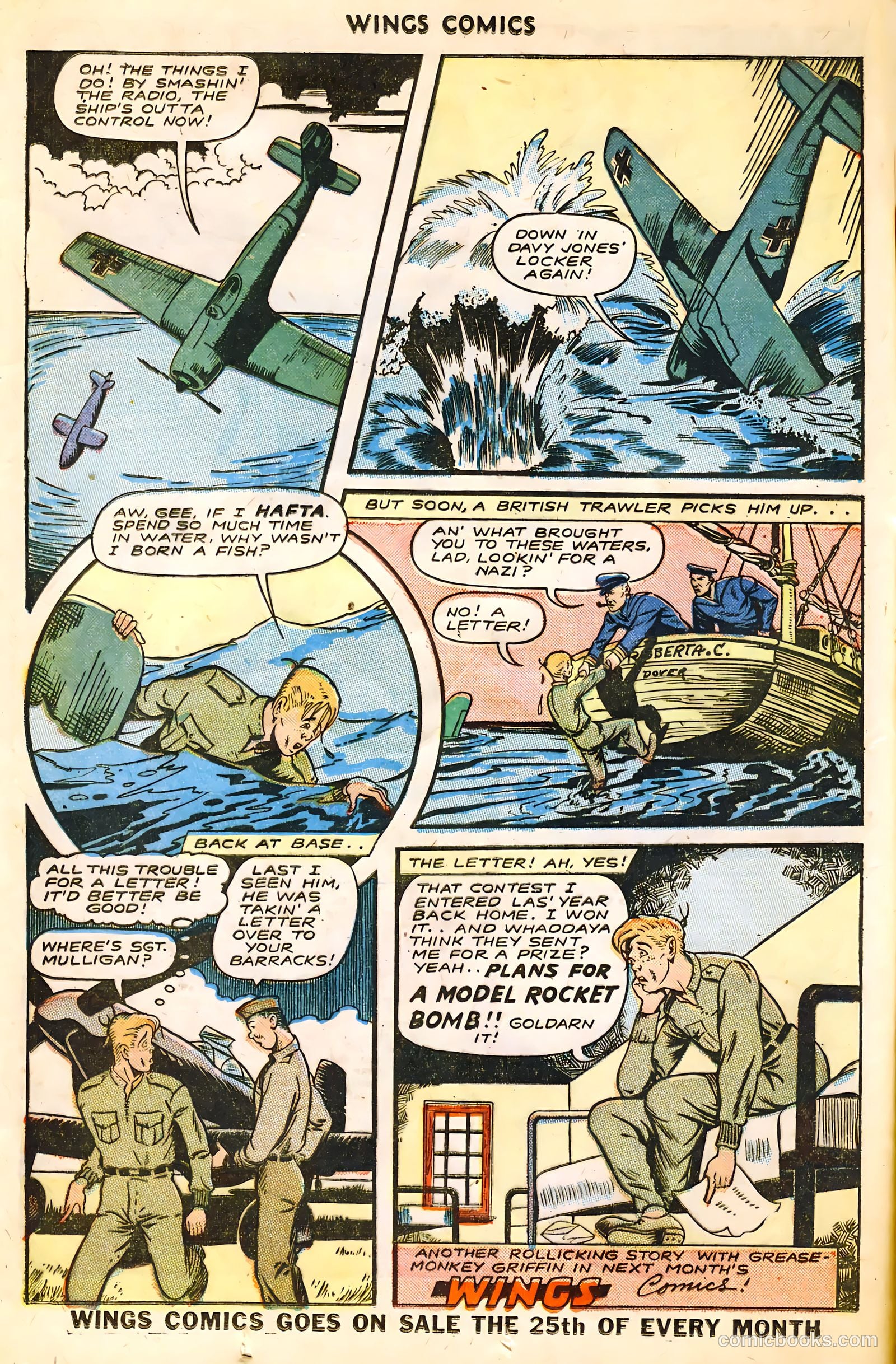 Wings Comics #54 (1945) — page 20 of 52