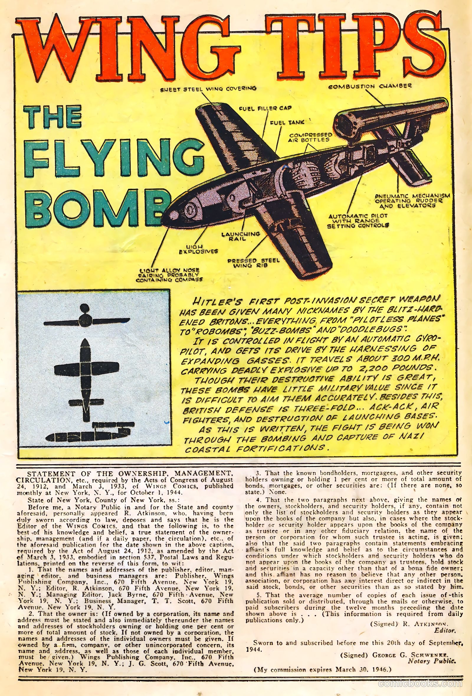 Wings Comics #54 (1945) — page 21 of 52