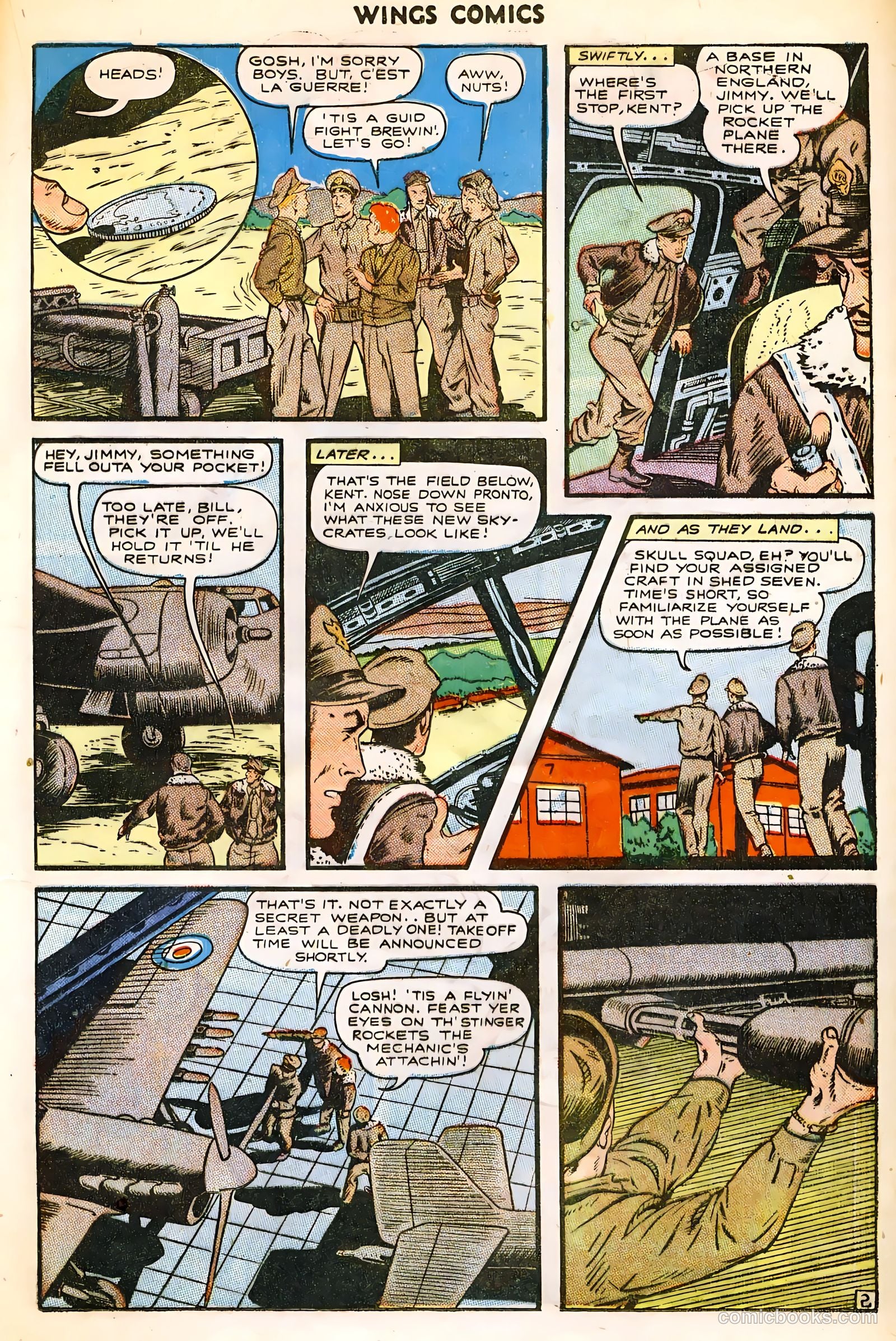 Wings Comics #54 (1945) — page 23 of 52
