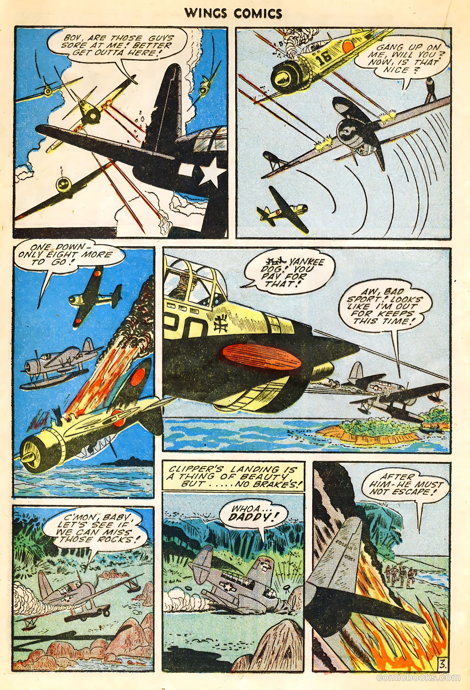 Wings Comics #54 (1945) — page 32 of 52