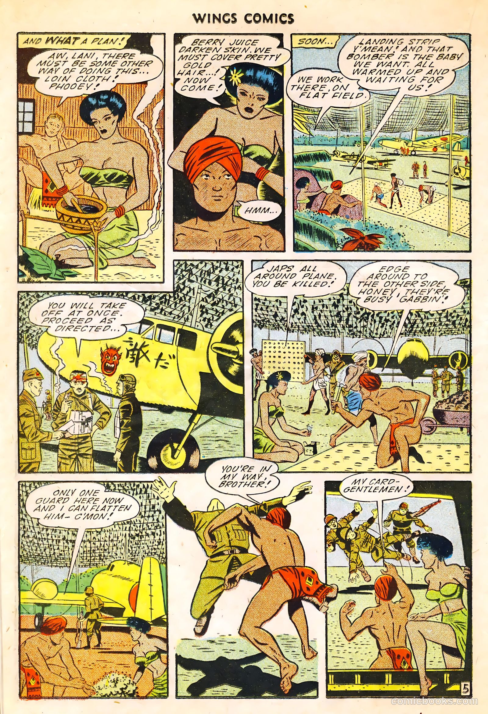 Wings Comics #54 (1945) — page 34 of 52