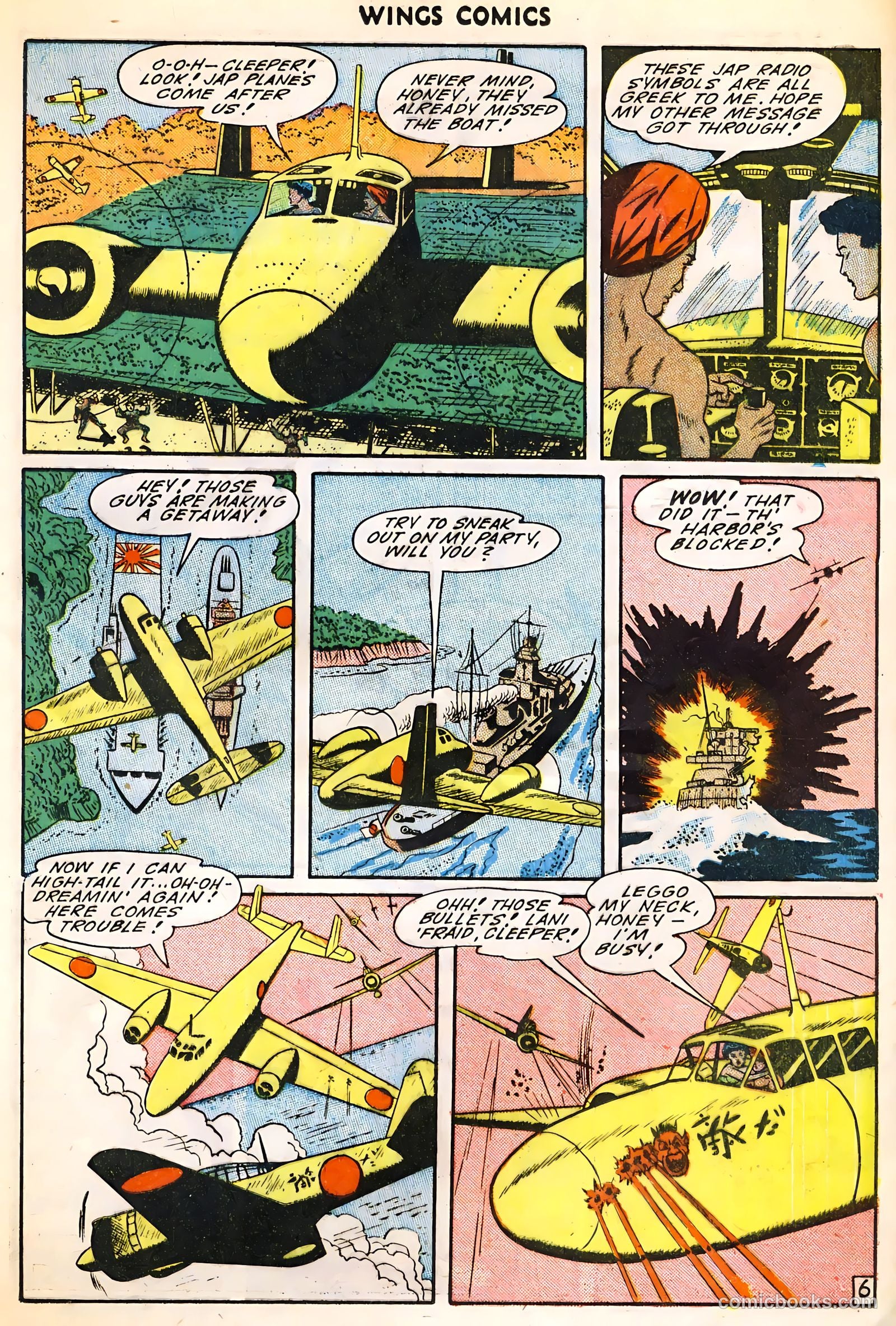 Wings Comics #54 (1945) — page 35 of 52